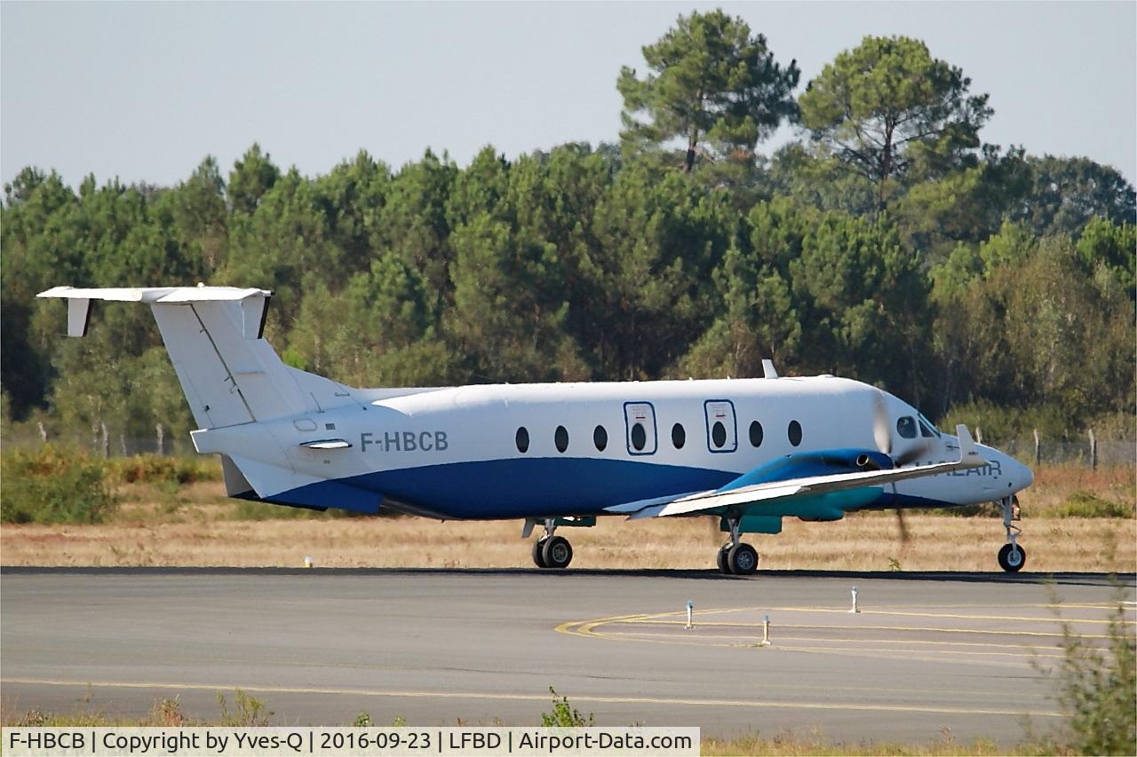 F-HBCB, 1999 Raytheon 1900D C/N UE-390, Raytheon Aircraft Company 1900D, Lining up rwy 05, Bordeaux Mérignac airport (LFBD-BOD)