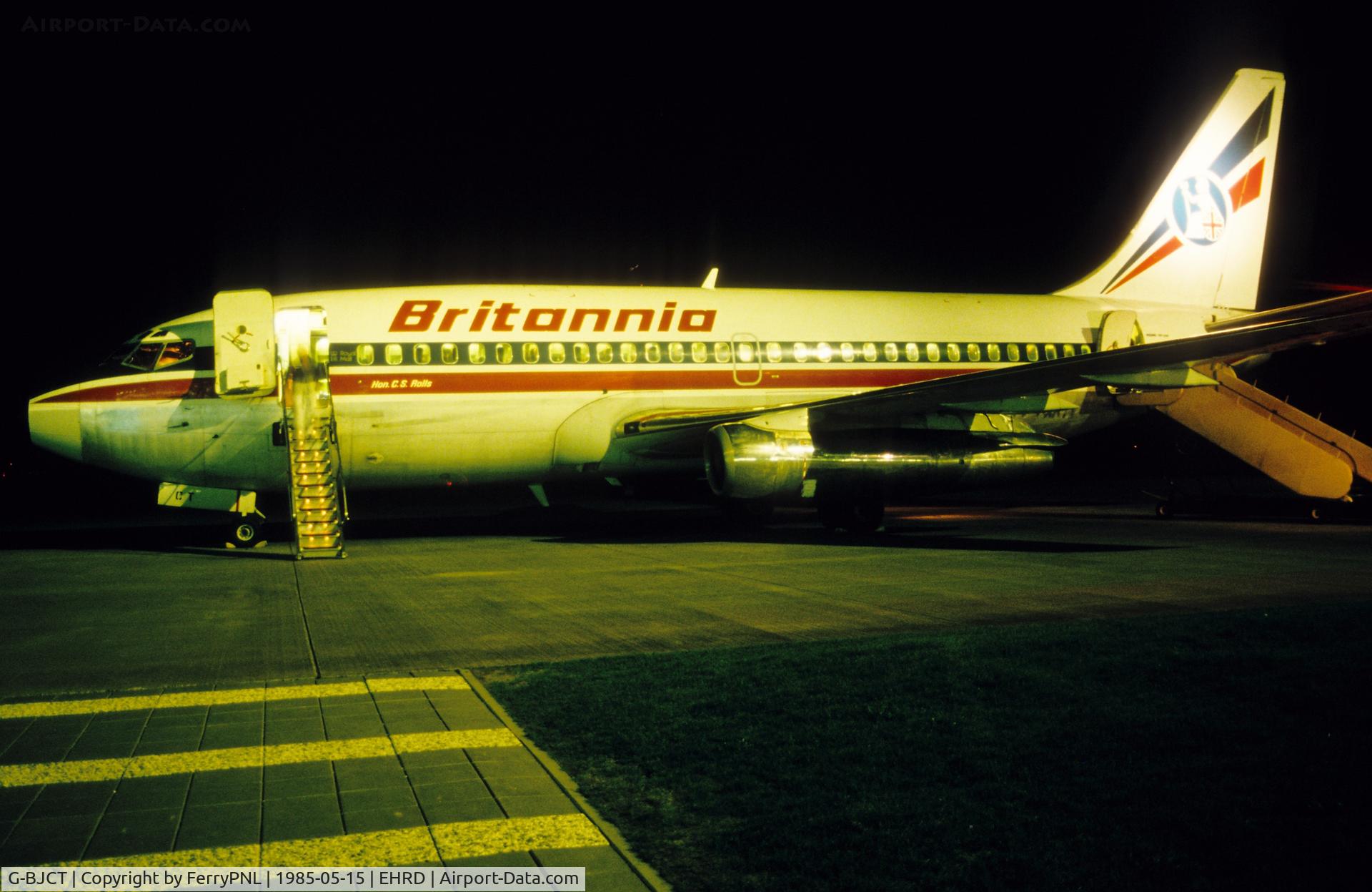 G-BJCT, 1982 Boeing 737-204 C/N 22638, Britannia B732 in RTM for cup final