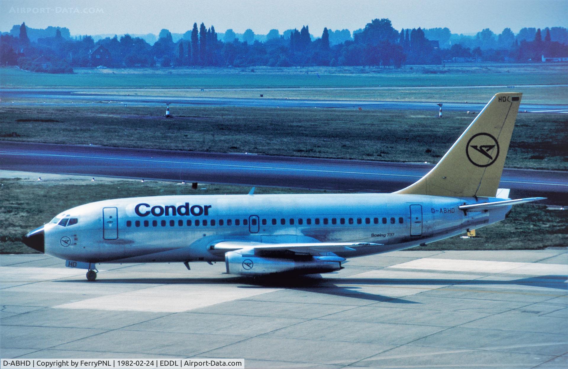 D-ABHD, 1981 Boeing 737-230 C/N 22635, Condor B732