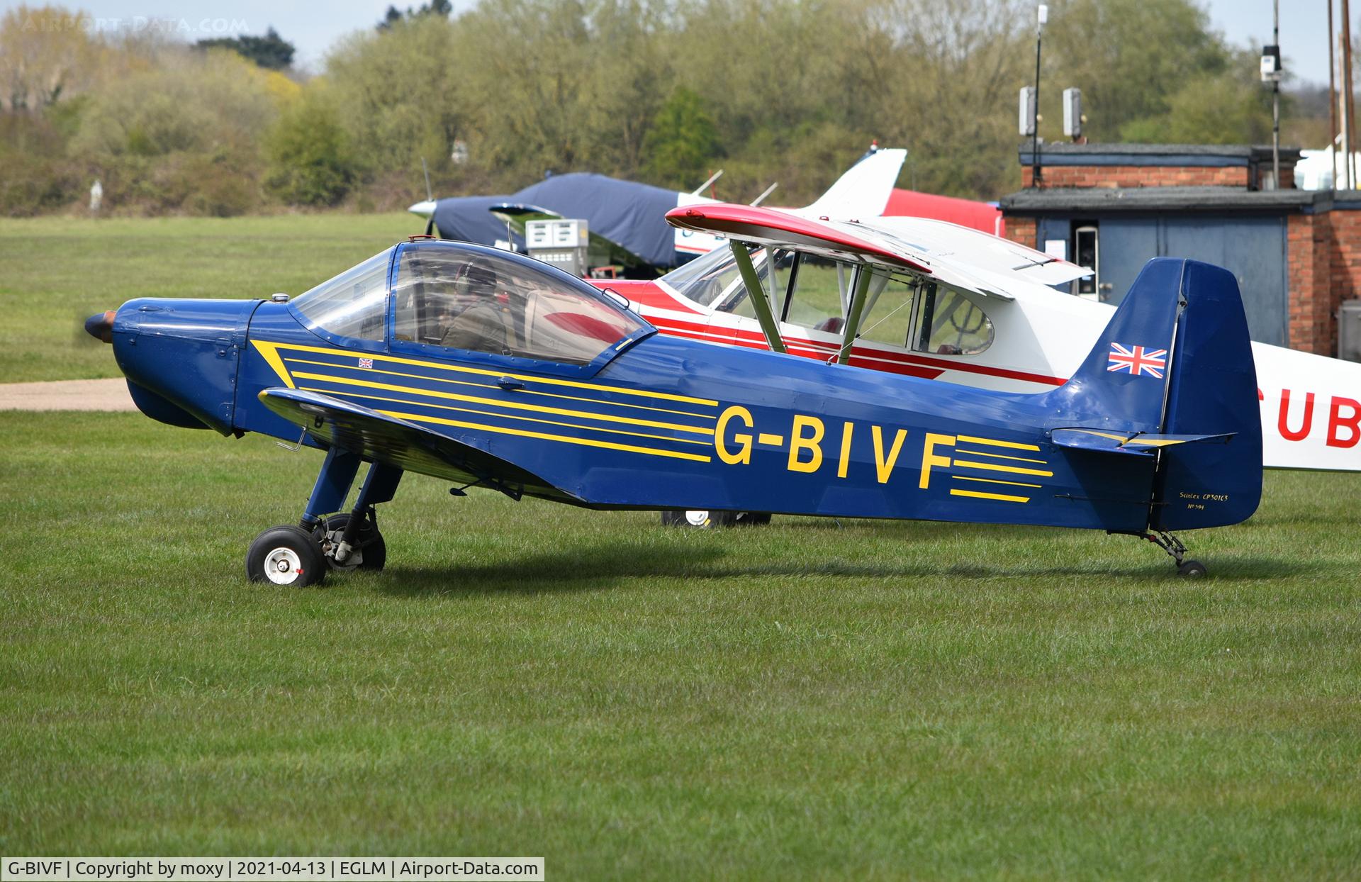 G-BIVF, 1962 Scintex CP-301-C3 Emeraude C/N 594, Scintex CP-301-C3 Emeraude at White Waltham. Ex F-BJVN