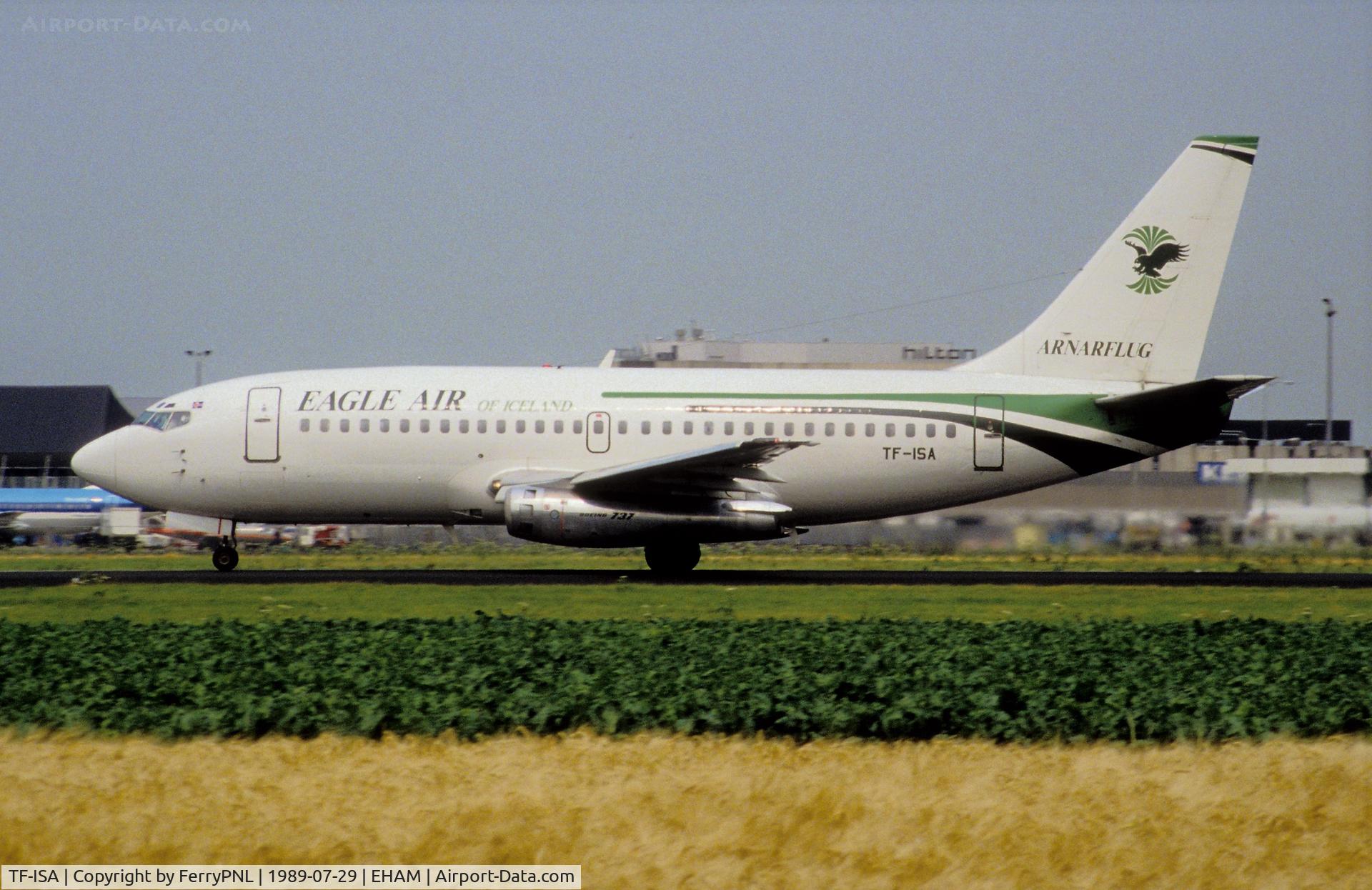 TF-ISA, 1969 Boeing 737-214 C/N 20156, Eagle Air taking-off