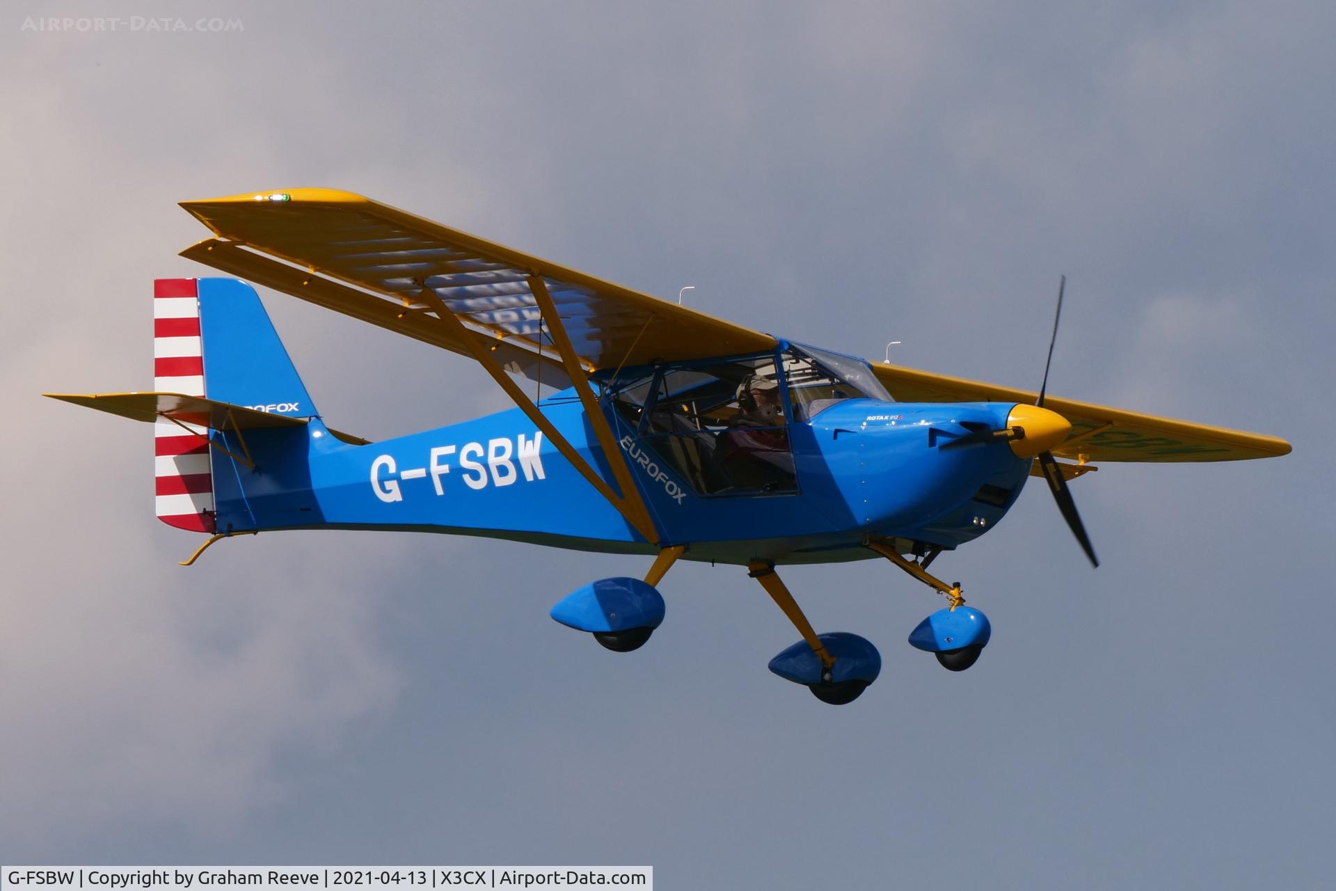 G-FSBW, 2015 Aeropro Eurofox 912S C/N BMAA/HB/678, Landing at Northrepps.