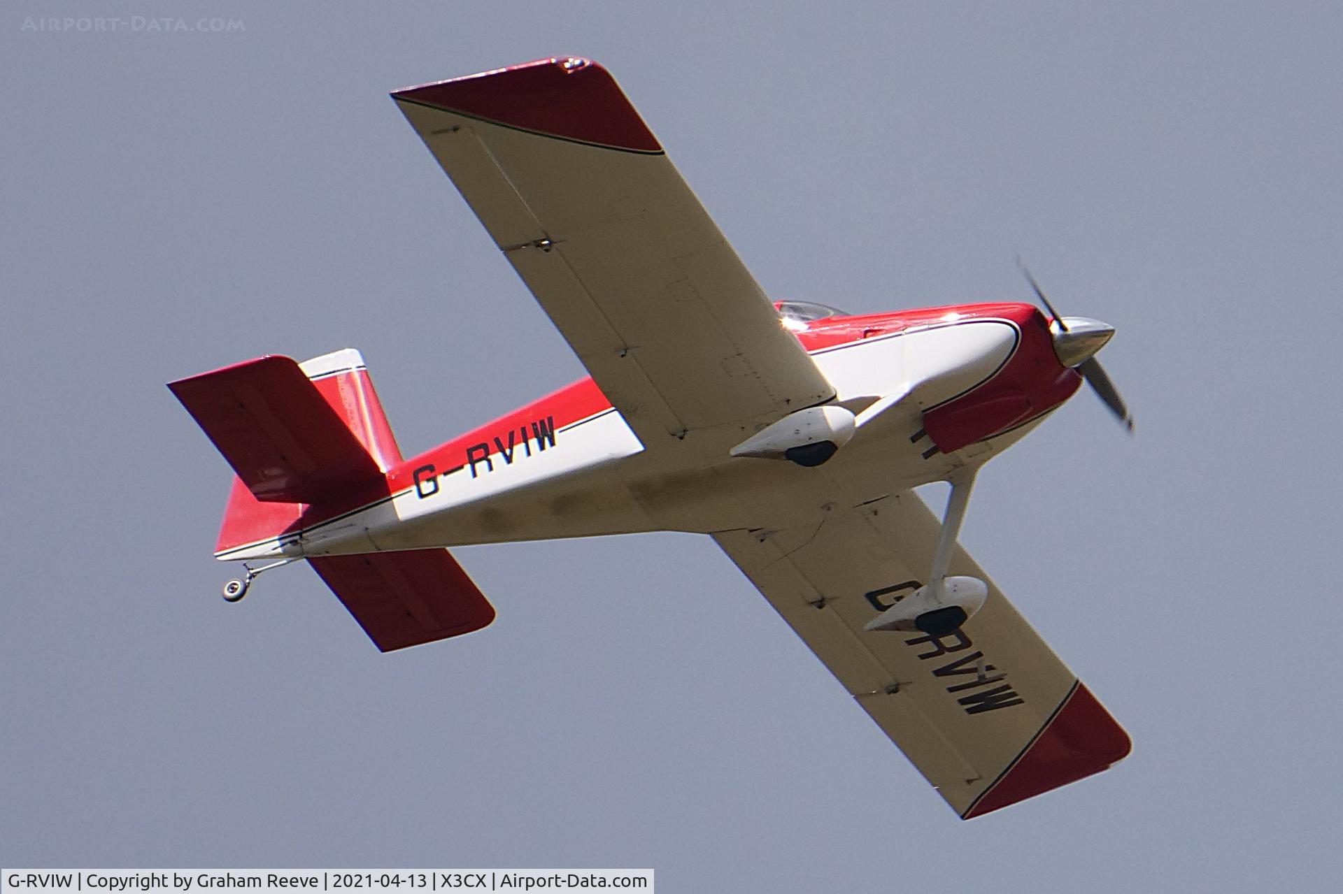G-RVIW, 2010 Vans RV-9 C/N PFA 320-13924, Over head at Northrepps.