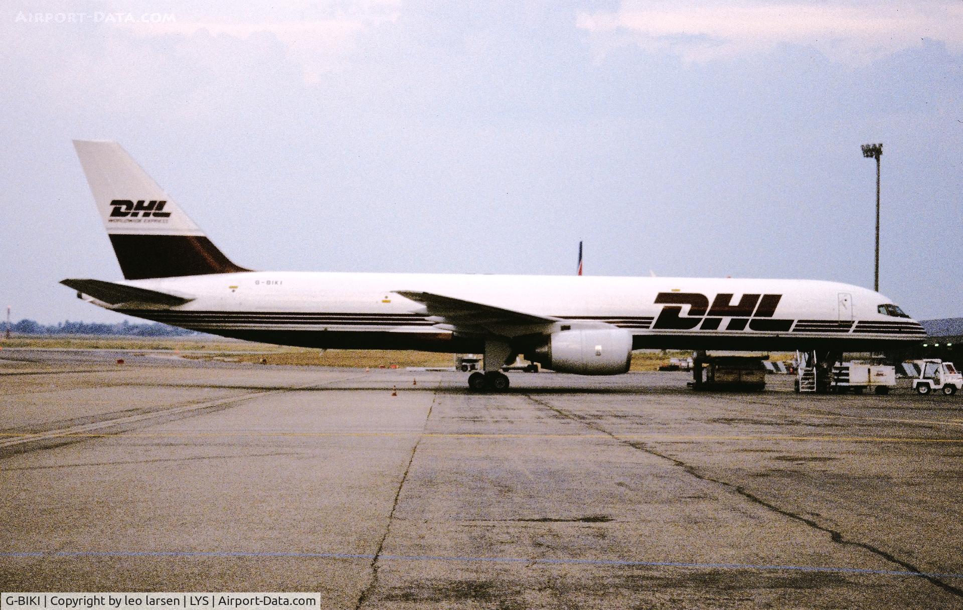 G-BIKI, 1983 Boeing 757-236/SF C/N 22180, Lyon 27.6.2002