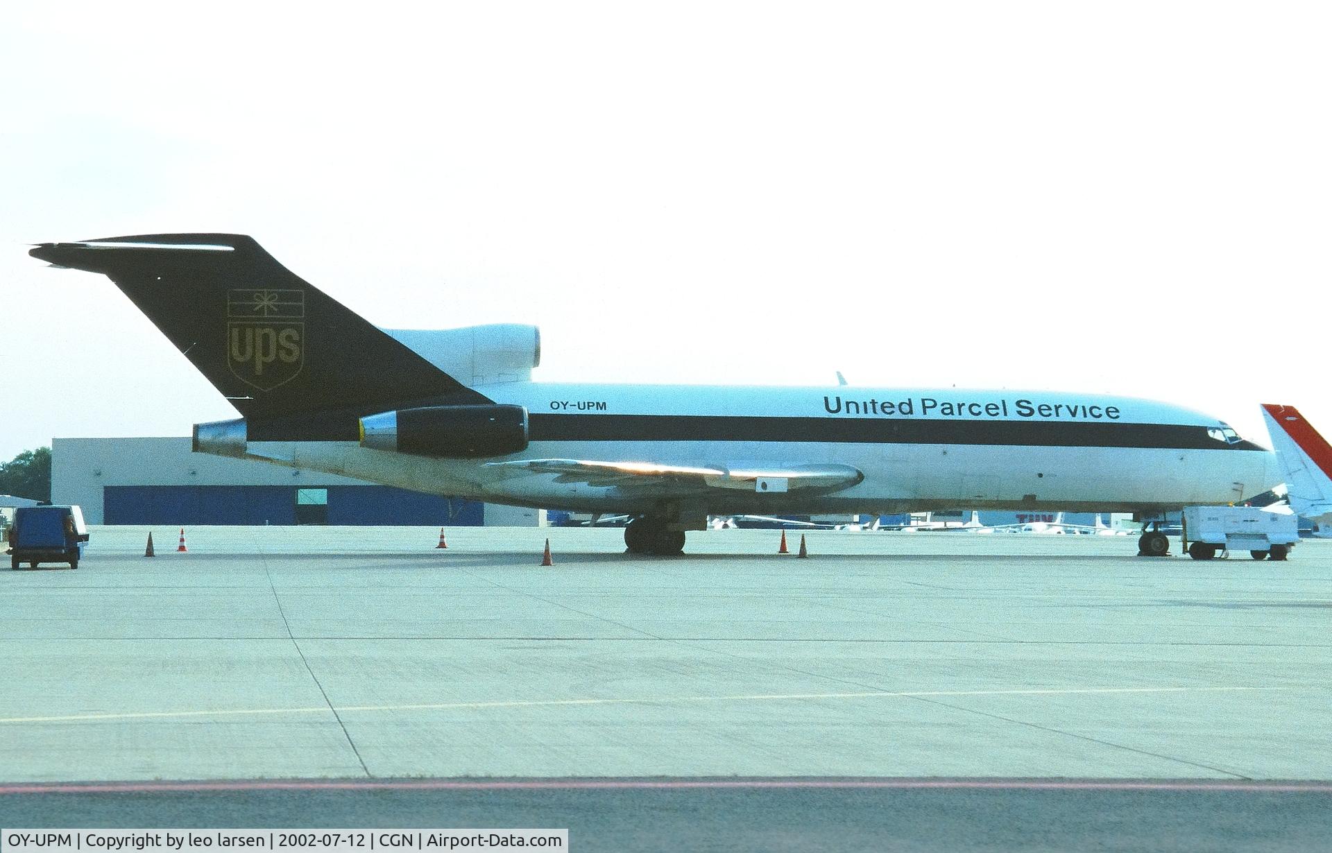 OY-UPM, 1967 Boeing 727-31C (QF) C/N 19229, Colone 12.7.2002