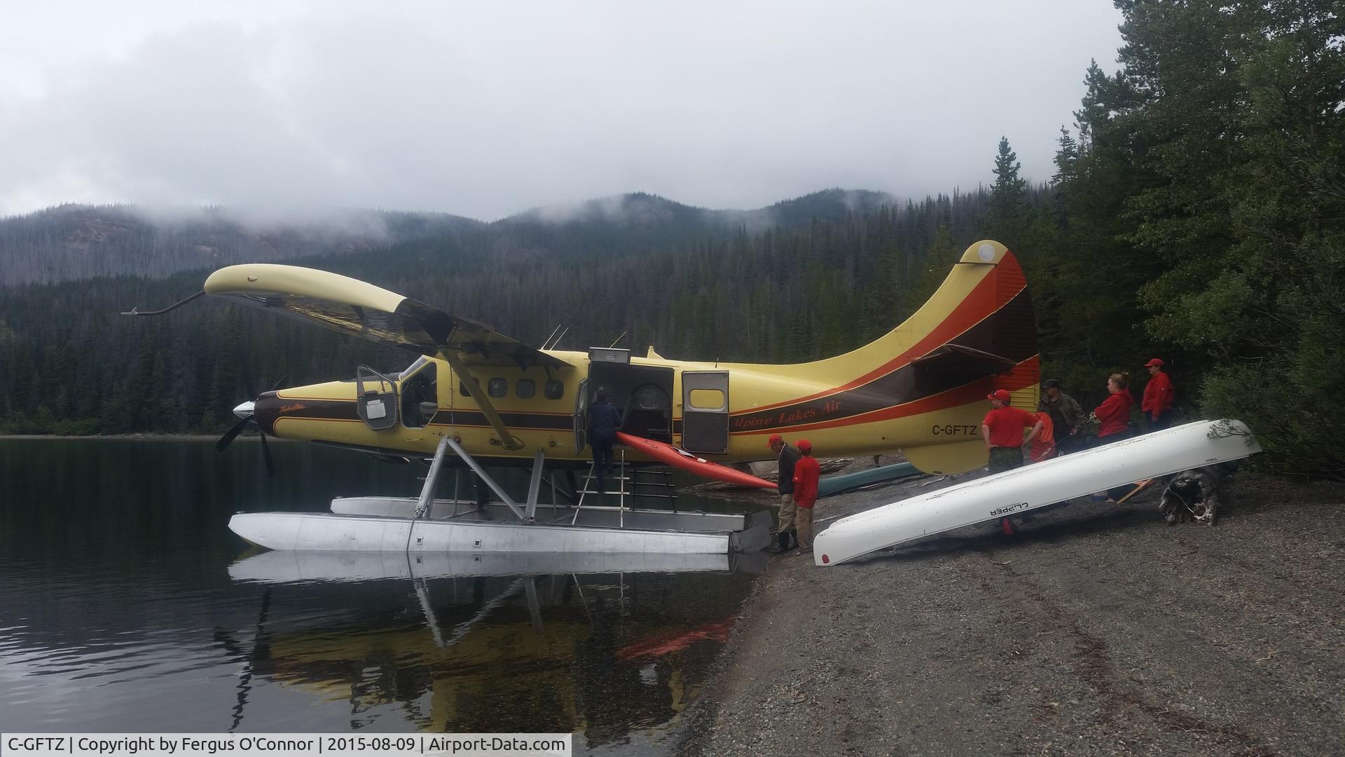C-GFTZ, 1956 De Havilland Canada DHC-3 Otter C/N 174, Support to Canadian Ranger training.  2017. Kidprice lake ,BC.