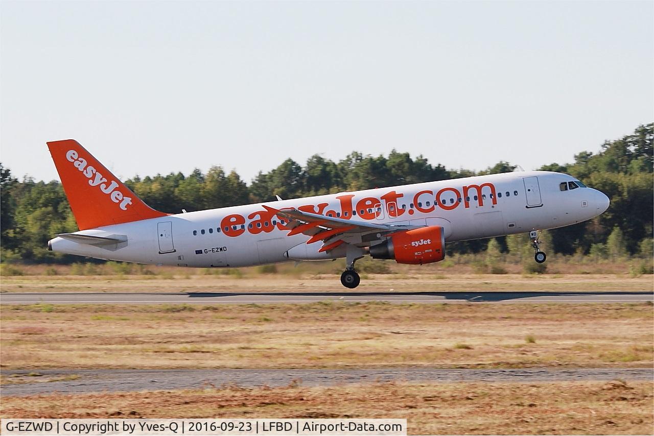 G-EZWD, 2012 Airbus A320-214 C/N 5249, Airbus A320-214, Landing rwy 05, Bordeaux Mérignac airport (LFBD-BOD)