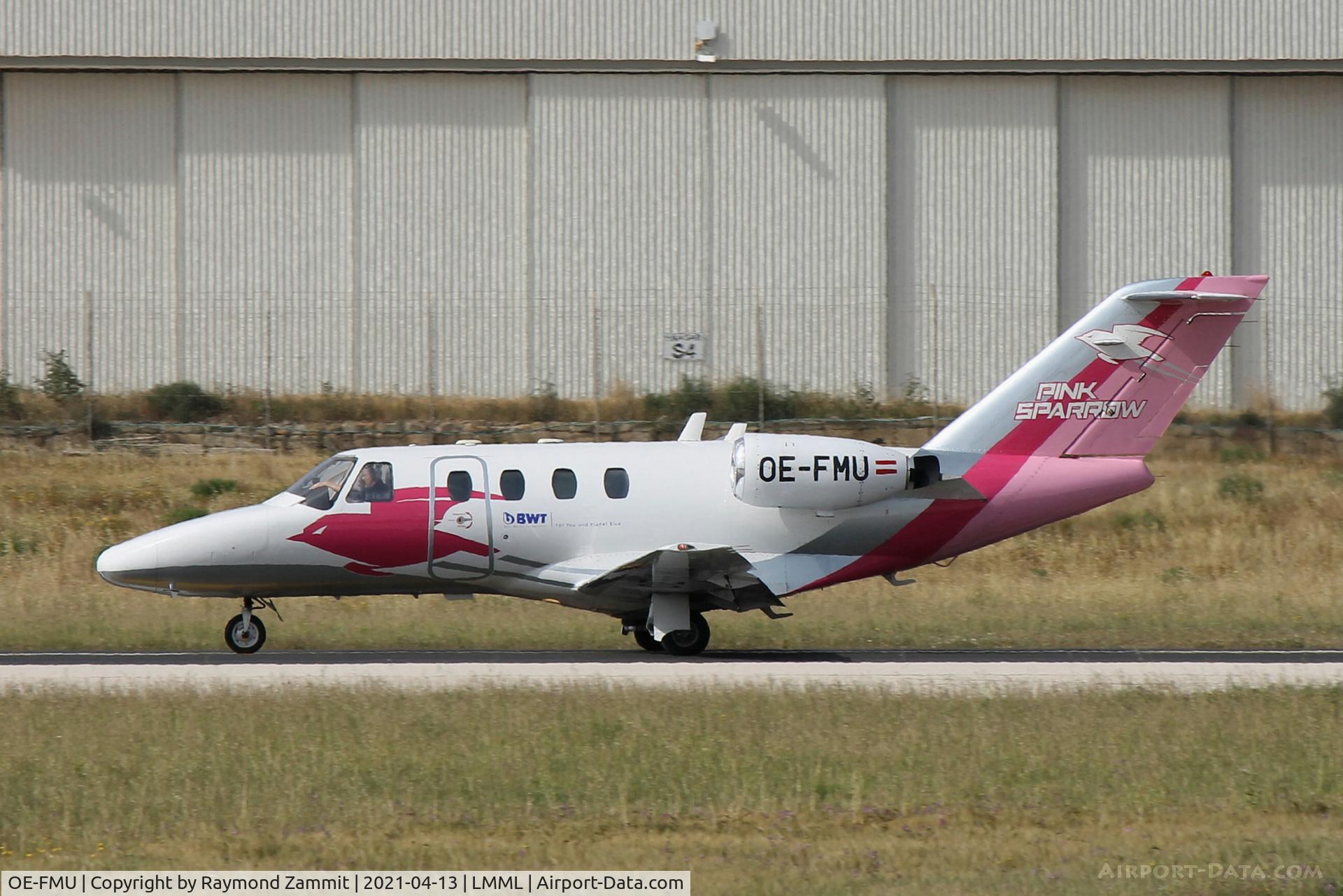 OE-FMU, 1993 Cessna 525 CitationJet C/N 525-0040, Cessna 525 CitationJet OE-FMU Pink Sparrow