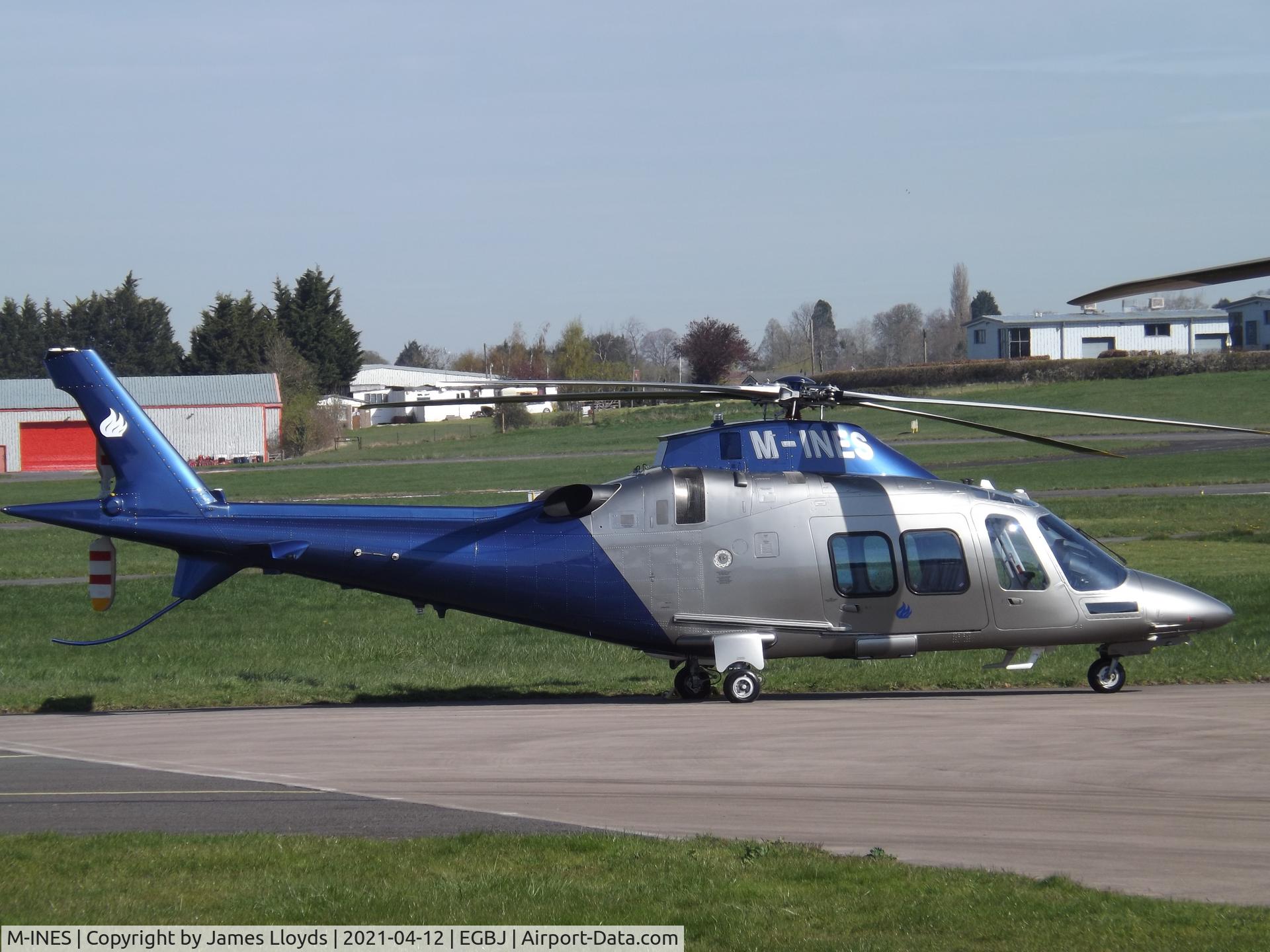 M-INES, 2012 AgustaWestland AW-109SP GrandNew C/N 22282, At Gloucestershire Airport.