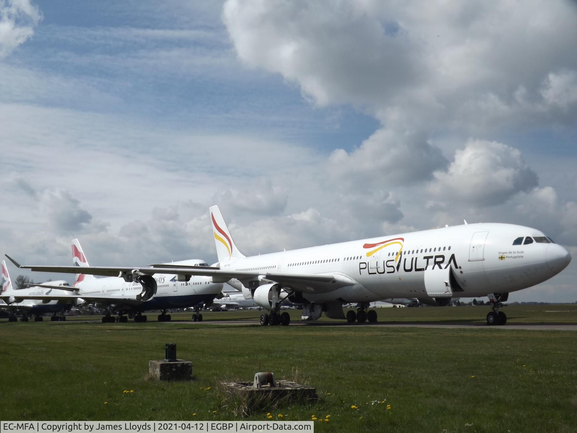 EC-MFA, 1998 Airbus A340-313X C/N 212, At Kemble Airport.