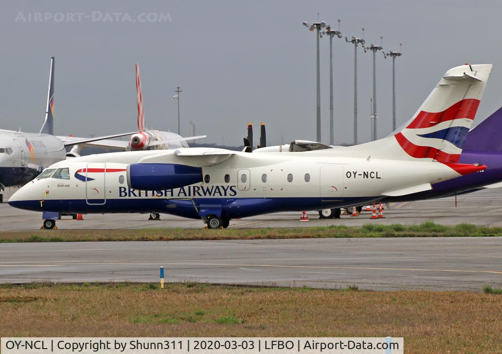 OY-NCL, 2001 Fairchild Dornier 328-310 328JET C/N 3192, Parked at the General Aviation area...