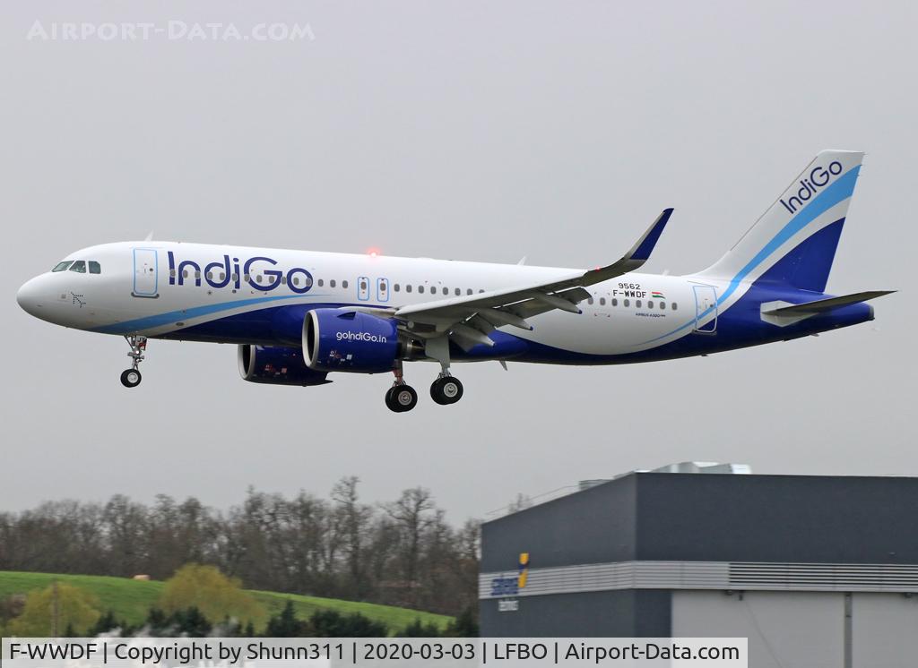 F-WWDF, 2020 Airbus A320-271N C/N 9562, C/n 9562 - To be VT-IJY