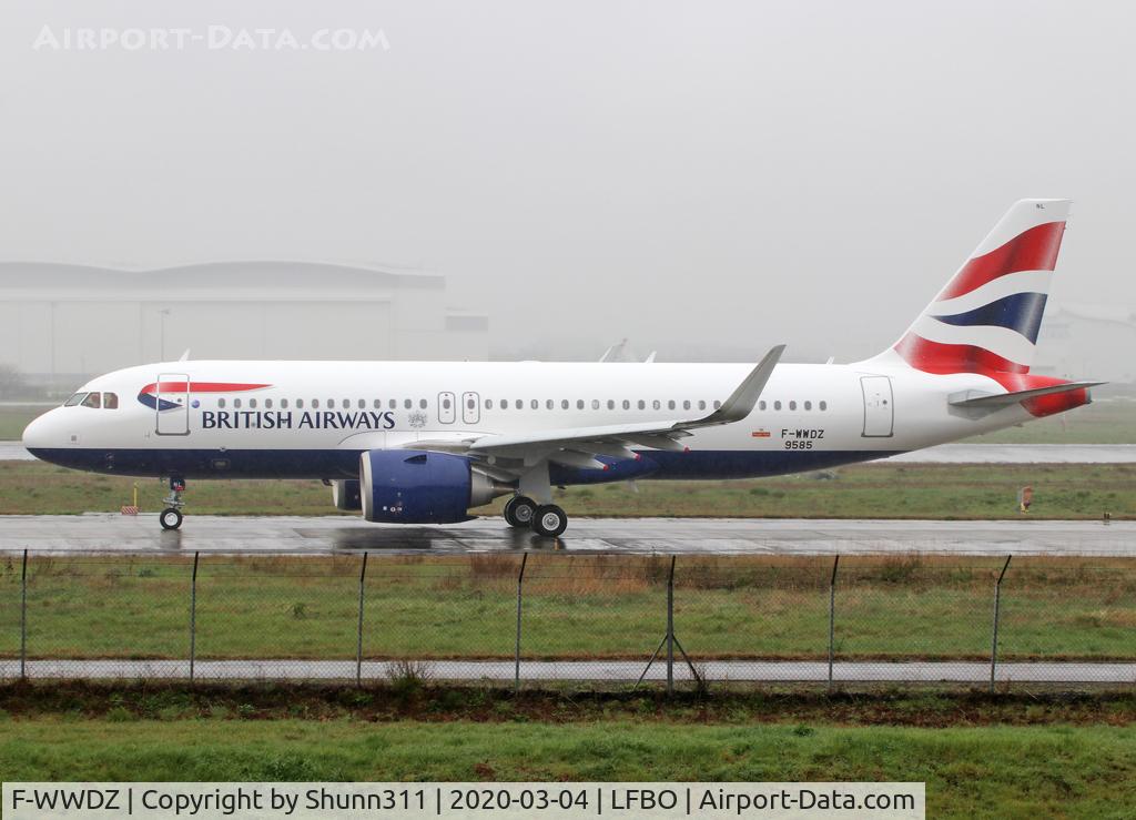 F-WWDZ, 2020 Airbus A320-251N C/N 9585, C/n 9585 - To be G-TTNL