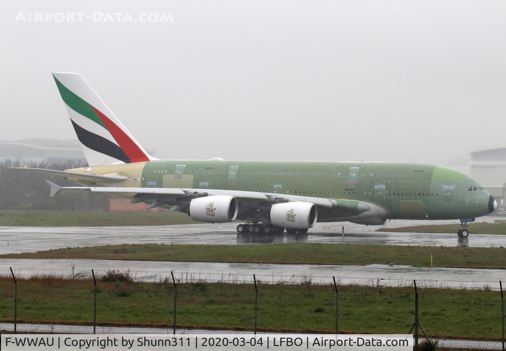 F-WWAU, 2020 Airbus A380-841 C/N 267, C/n 267 - For Emirates