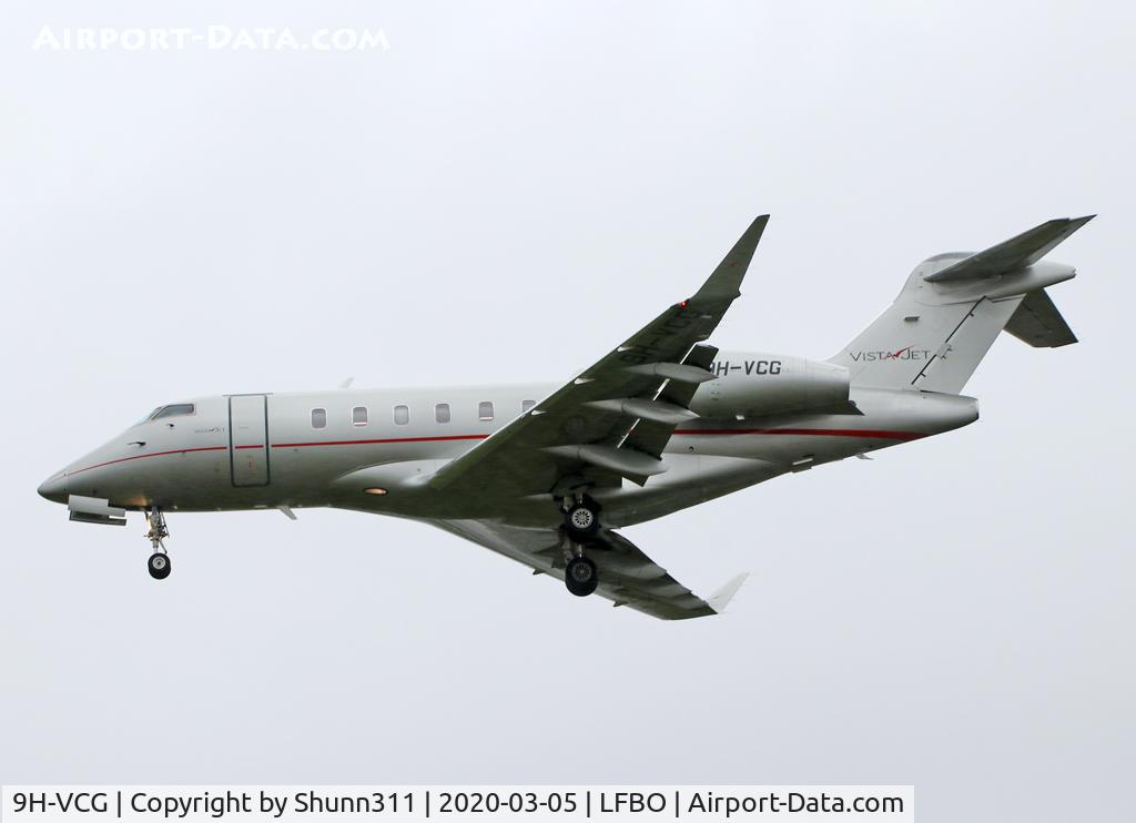 9H-VCG, 2014 Bombardier Challenger 350 (BD-100-1A10) C/N 20545, Landing rwy 32L