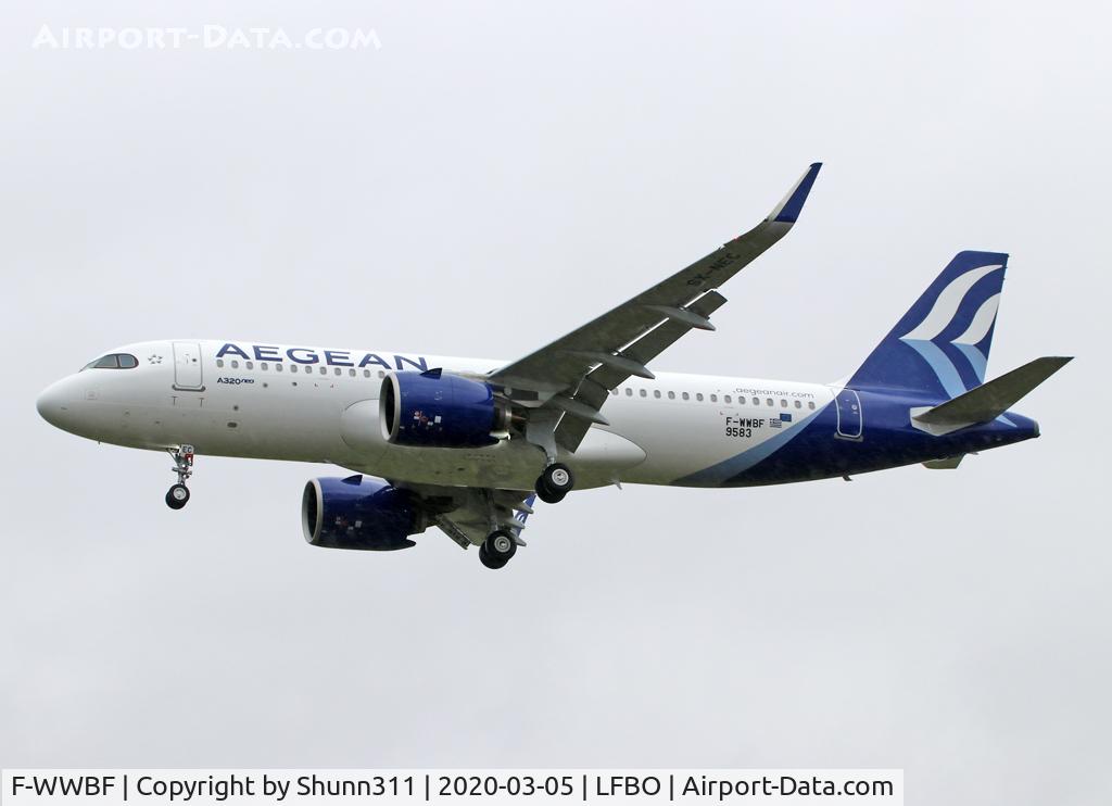 F-WWBF, 2020 Airbus A320-271N C/N 9583, C/n 9583 - To be SX-NEC