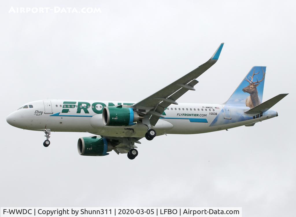 F-WWDC, 2020 Airbus A320-251N C/N 10038, C/n 10038 - To be N370FR