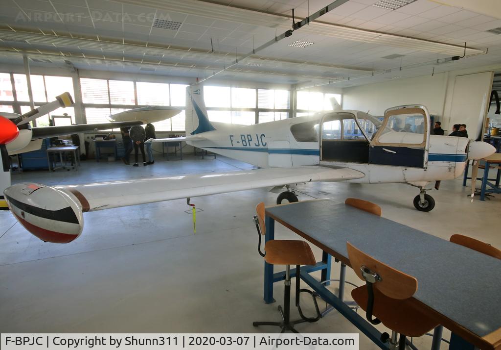 F-BPJC, SIAI-Marchetti S-205-20R C/N 4-209, Used as an instructional airframe in Lycée St-Exupéry near Toulouse-Blagnac Airport...