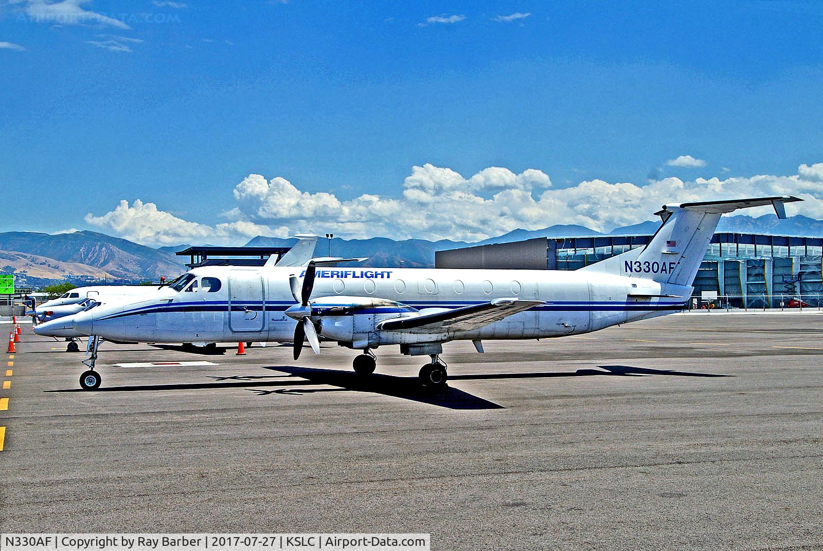 N330AF, 1985 Beech 1900C C/N UB-38, N330AF   Beech 1900C [UB-38] (Ameriflight) Salt Lake City Int'l~N 27/07/2017
