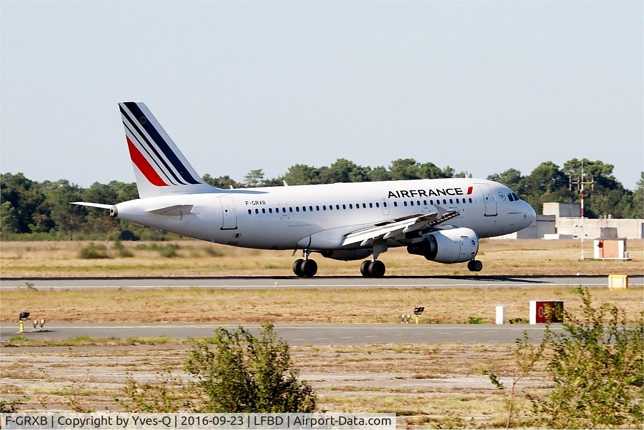 F-GRXB, 2001 Airbus A319-111 C/N 1645, Airbus A319-111, Landing rwy 05, Bordeaux Mérignac airport (LFBD-BOD)