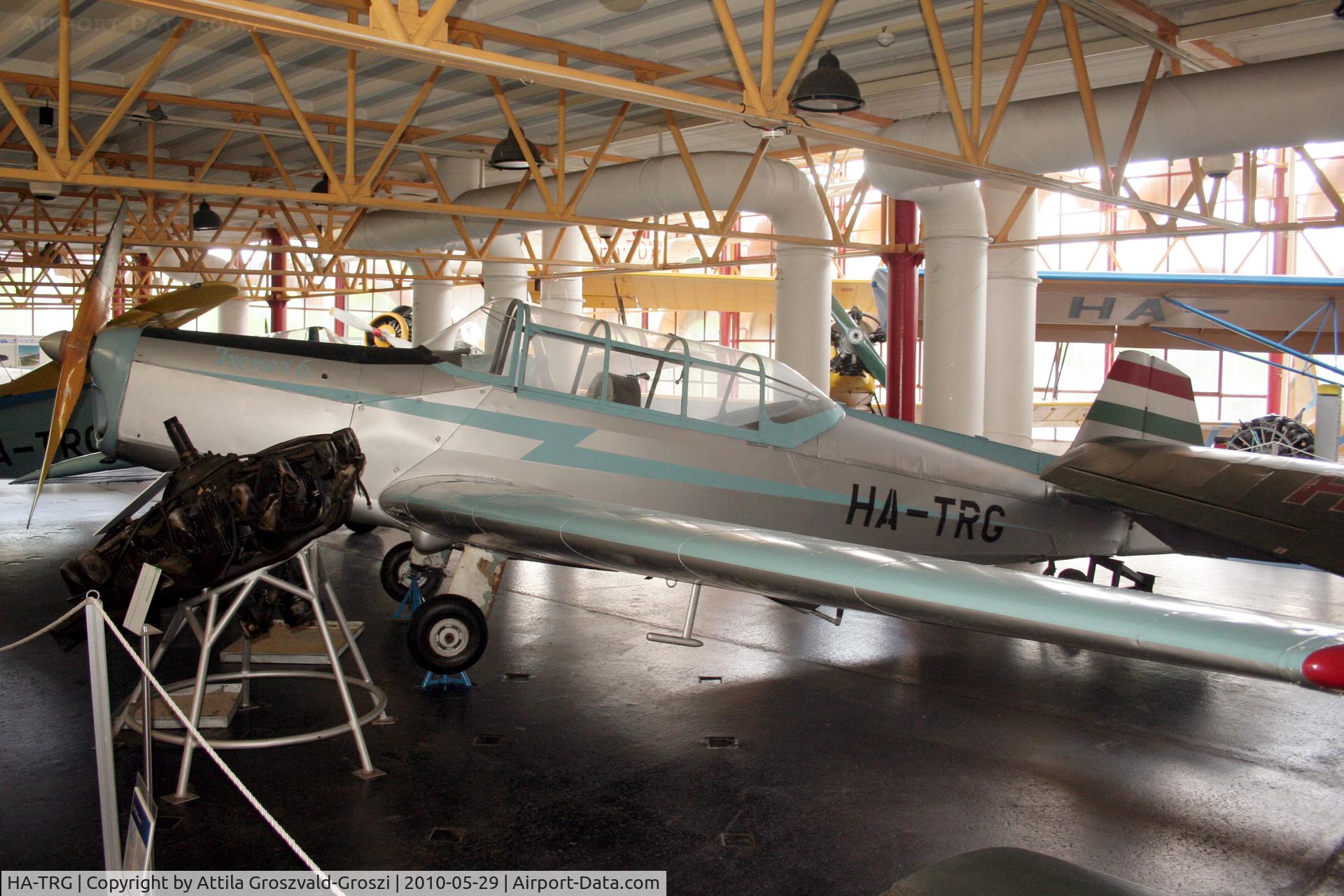 HA-TRG, 1959 Zlin Z-226T Trener 6 C/N 0348, Budapest is a traffic museum, a Petöfi hall. Hungary
