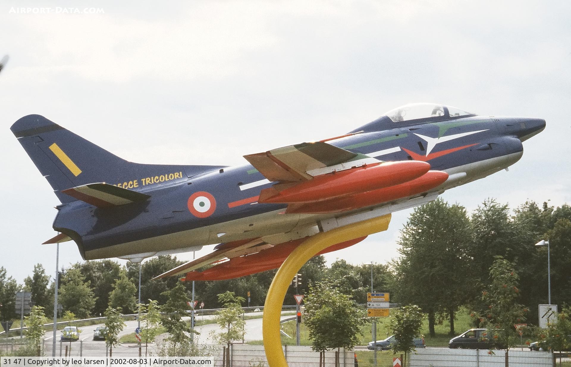 31 47, Fiat G-91R/3 C/N D415, Speyer Museum 3.8.2002