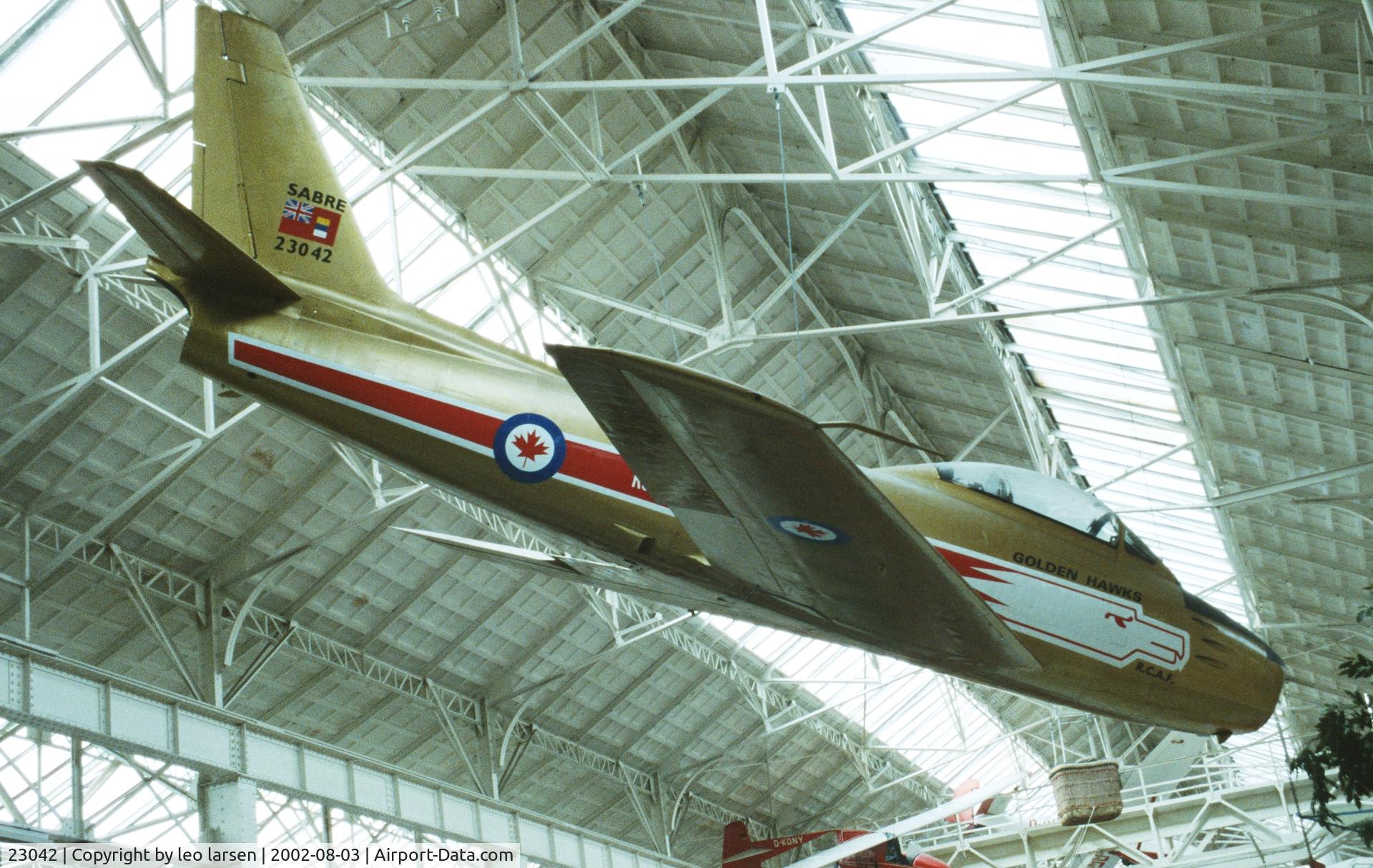 23042, Canadair CL-13B Sabre 6 C/N S6-1613, Speyer Museum 3.8.2002