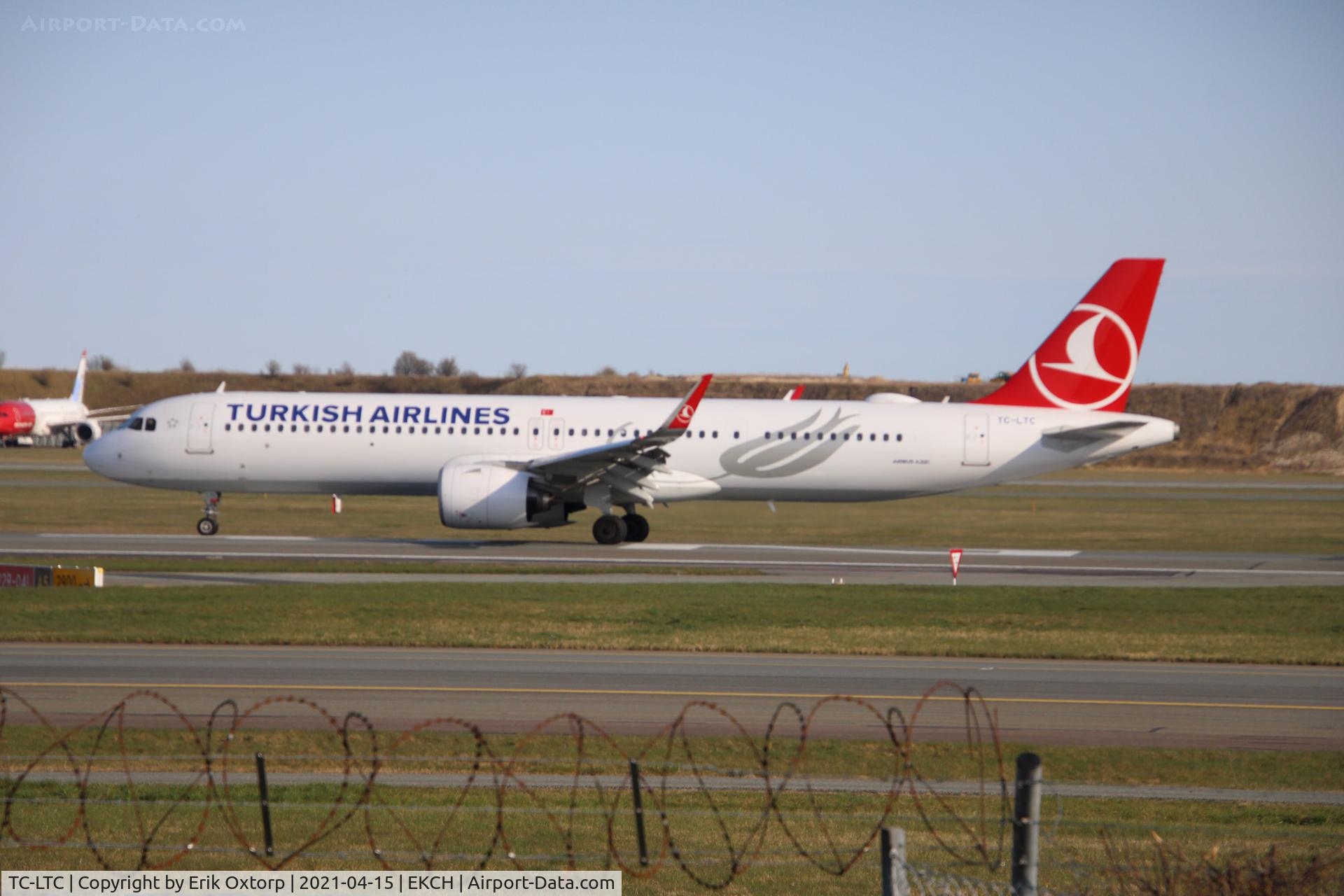 TC-LTC, 2020 Airbus A321-271NX C/N 10143, TC-LTC landed rw 04L