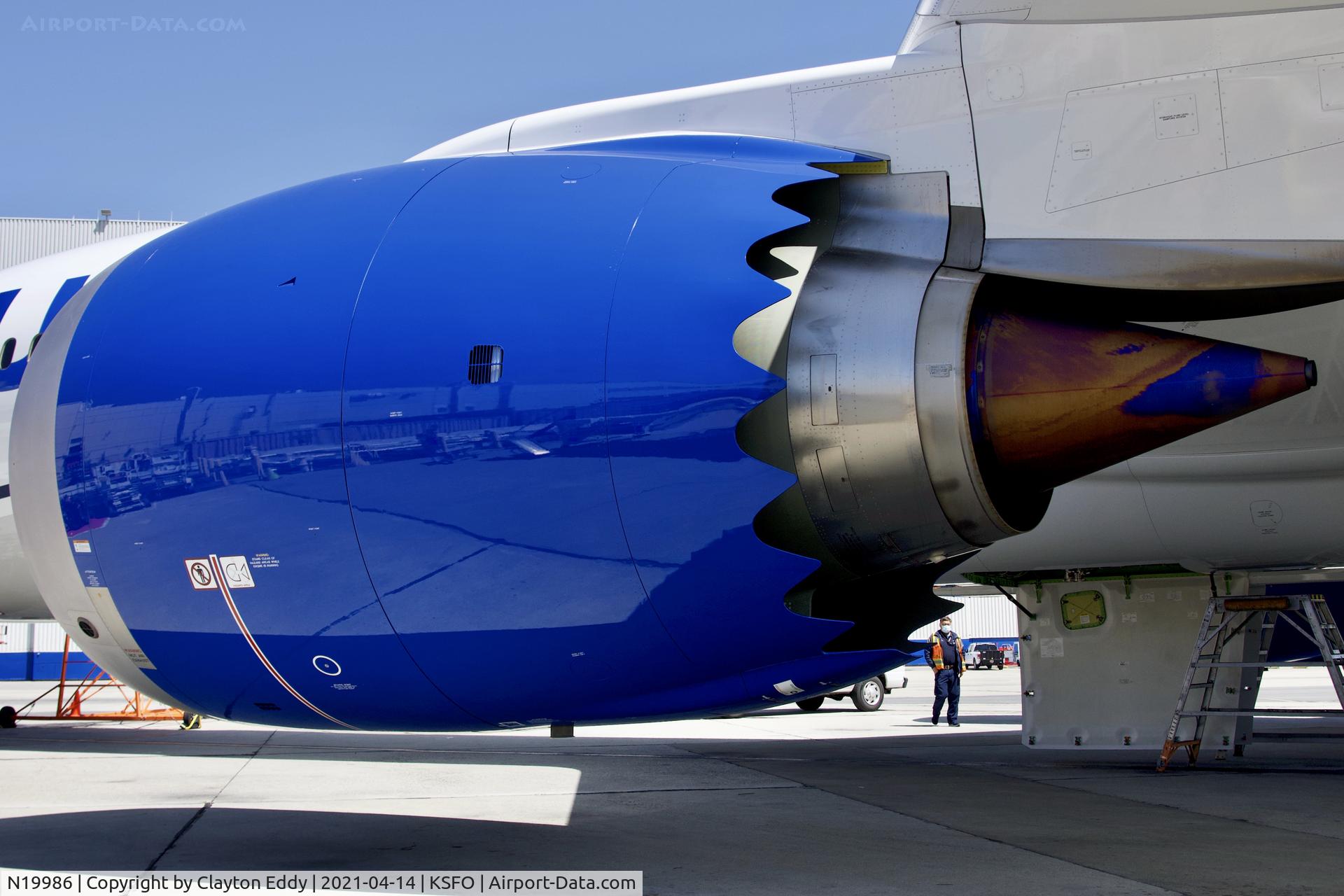 N19986, 2020 Boeing 787-9 Dreamliner Dreamliner C/N 66145, GenX-1B SFO 2021.