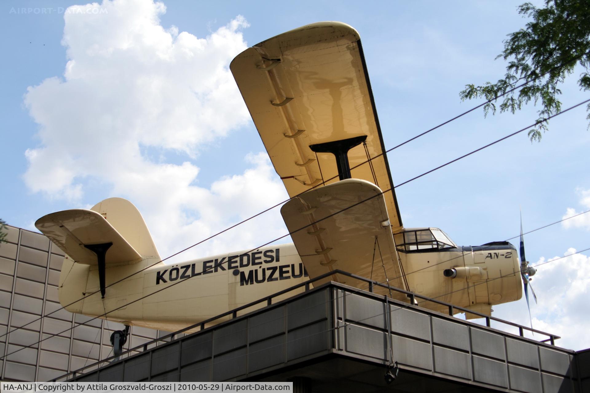 HA-ANJ, 1988 PZL-Mielec An-2T C/N 1G26-18, Budapest is a traffic museum, a Petöfi hall. Hungary