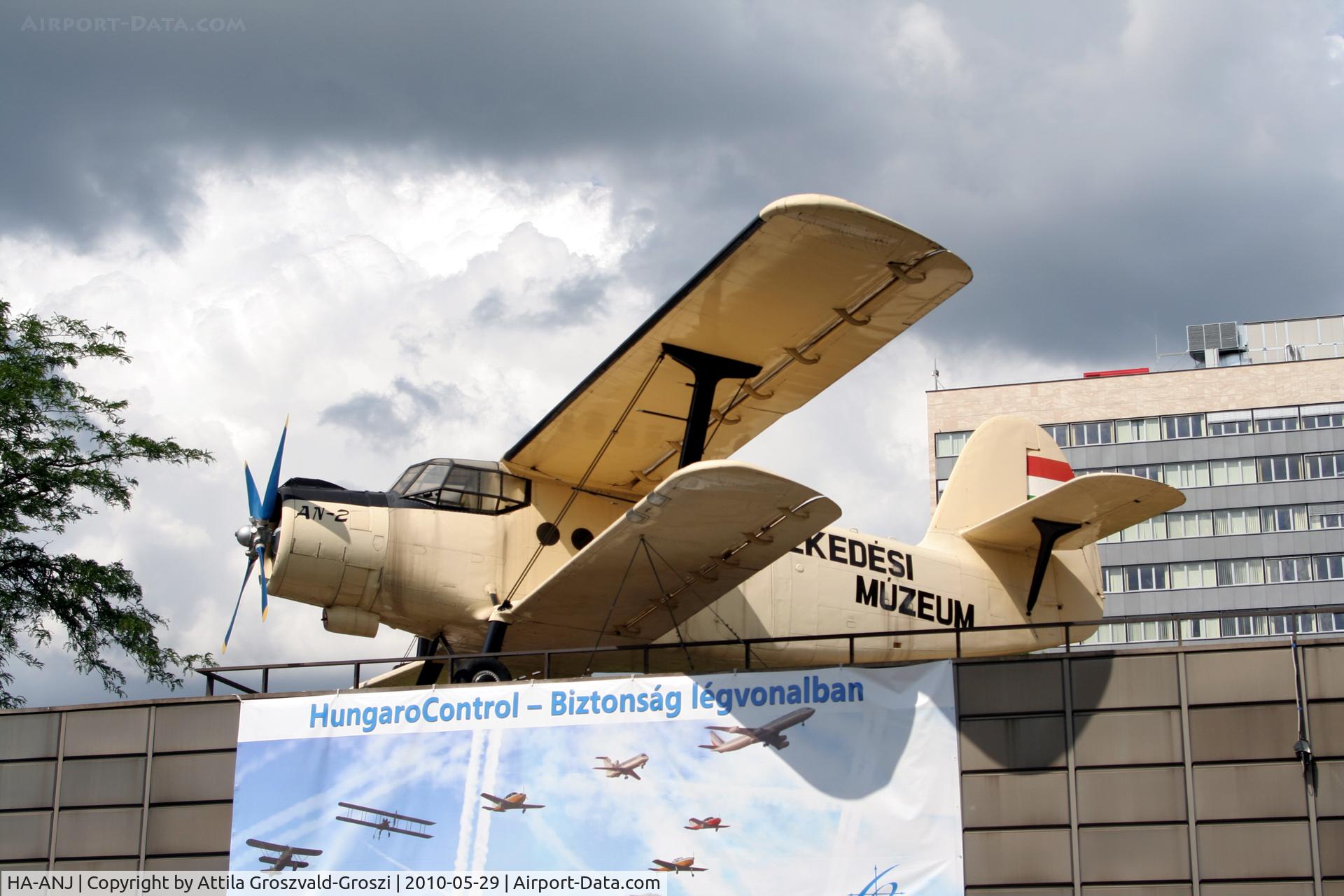 HA-ANJ, 1988 PZL-Mielec An-2T C/N 1G26-18, Budapest is a traffic museum, a Petöfi hall. Hungary