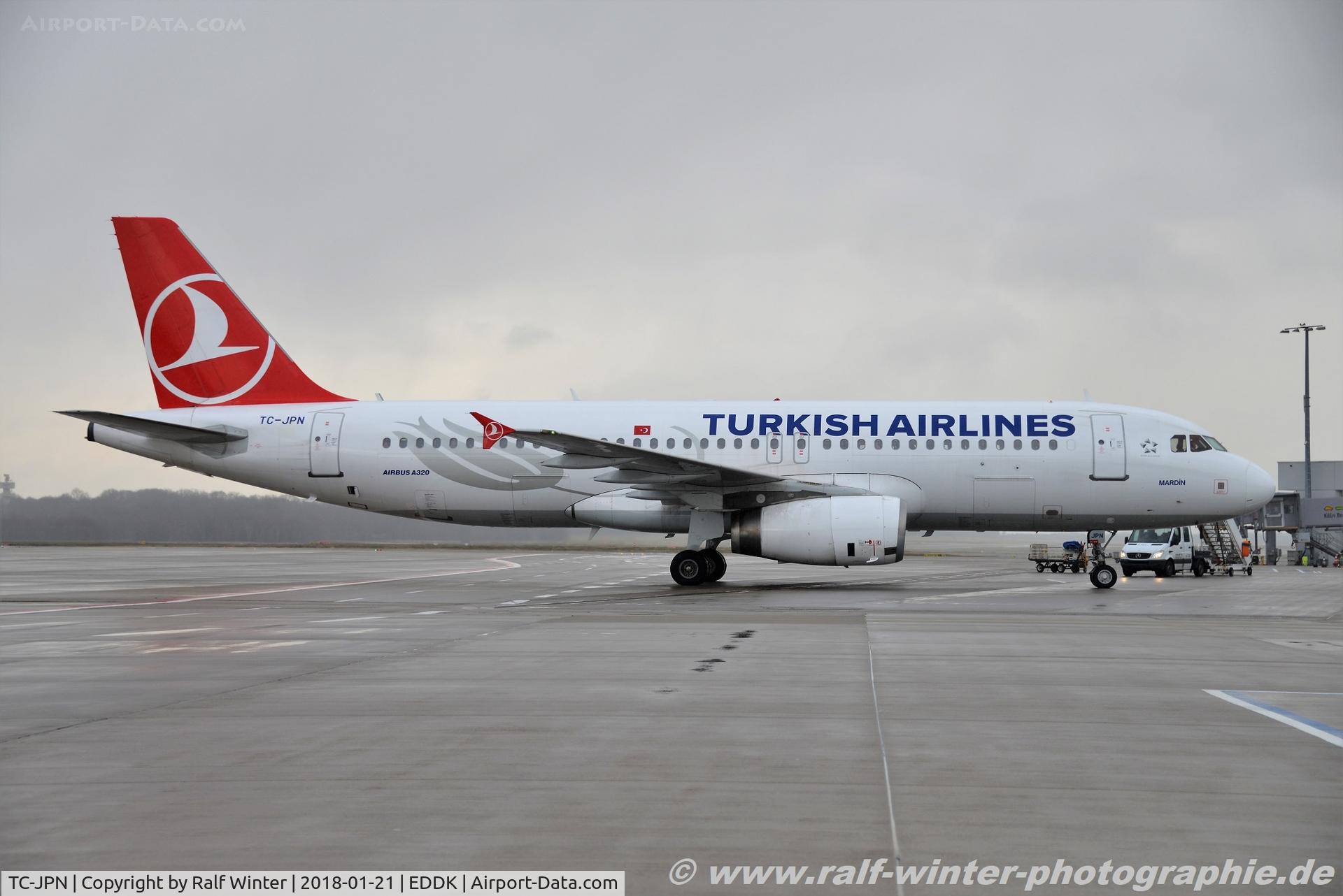 TC-JPN, 2008 Airbus A320-232 C/N 3558, Airbus A320-232 - TK THY THY Turkish Airlines 'Sarikamis' - 3558 - TC-JPN - 21.01.2018 - CGN