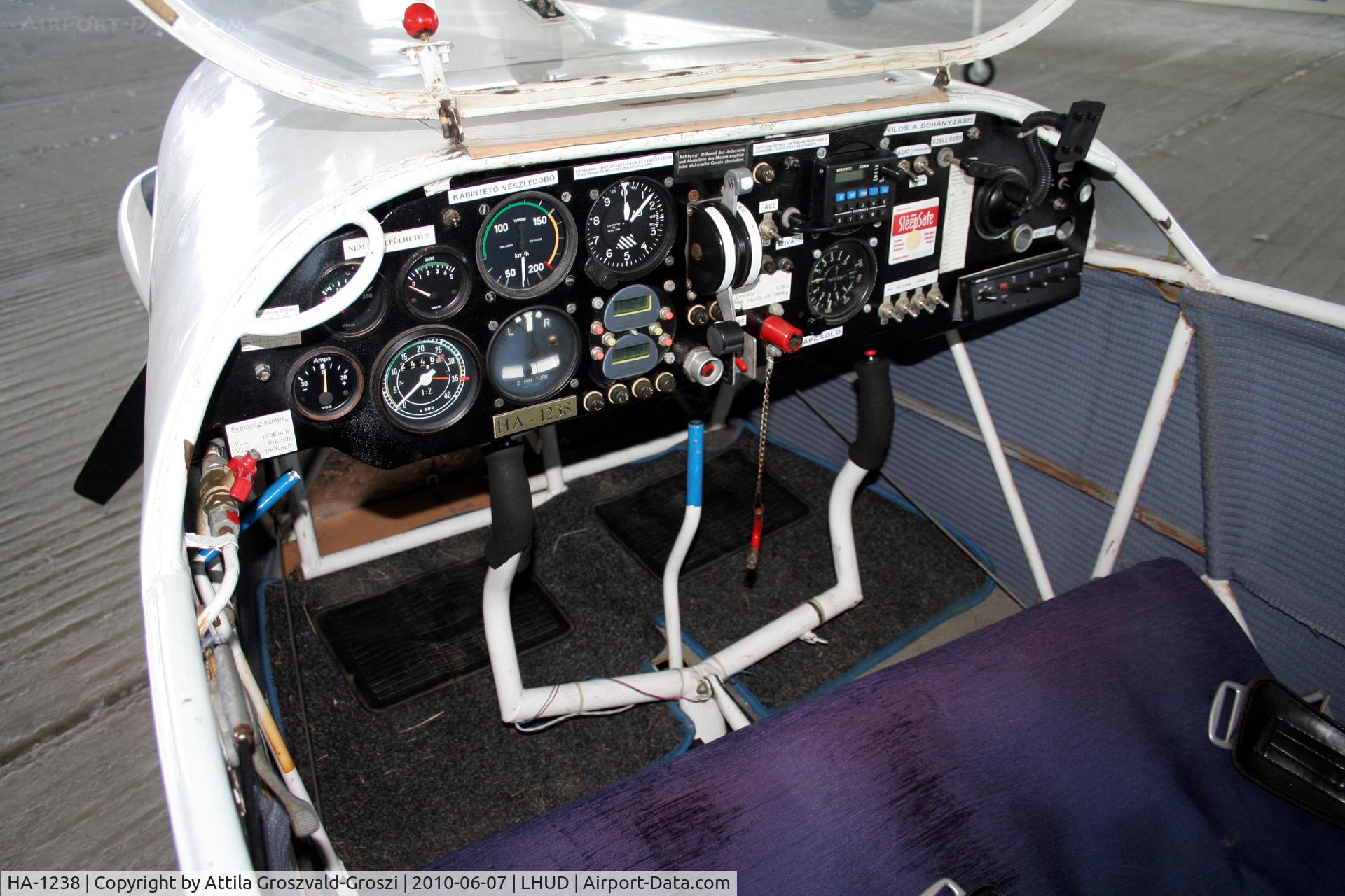 HA-1238, 1972 Scheibe SF-25C Falke C/N 4218, LHUD - Szeged Airport, Hungary
