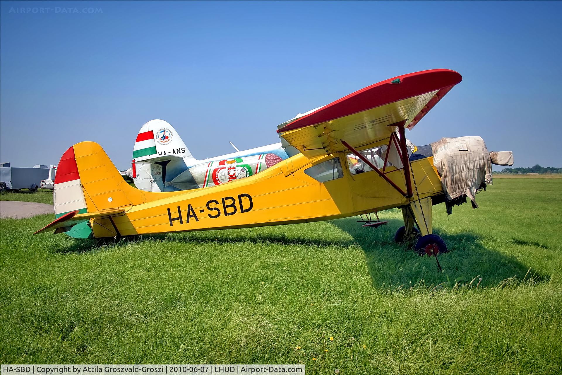 HA-SBD, 1967 PZL-Okecie PZL-101A Gawron C/N 107230, LHUD - Szeged Airport, Hungary