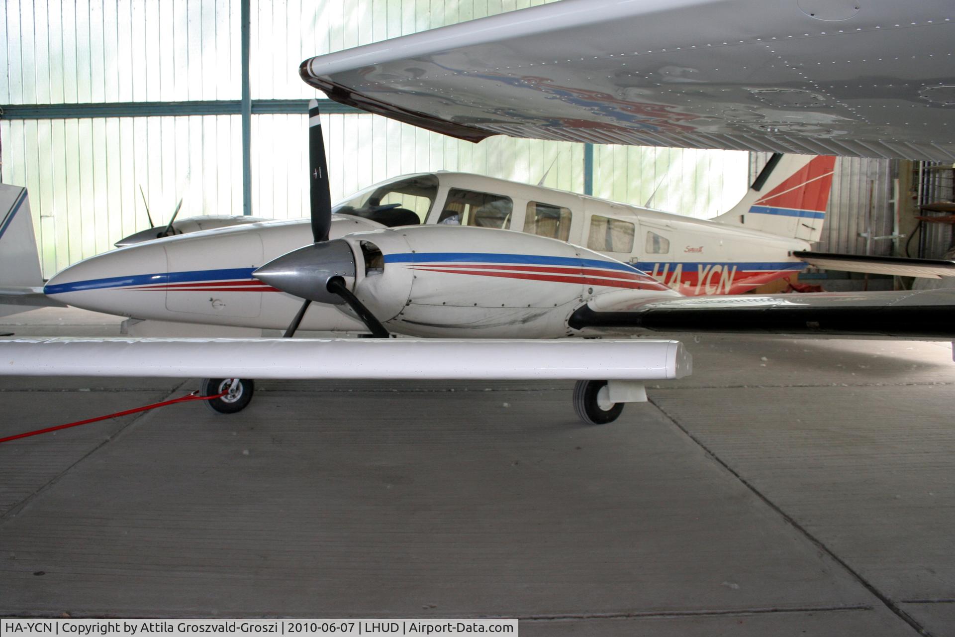 HA-YCN, 1981 Piper PA-34-220T Seneca III C/N 34-8133150, LHUD - Szeged Airport, Hungary