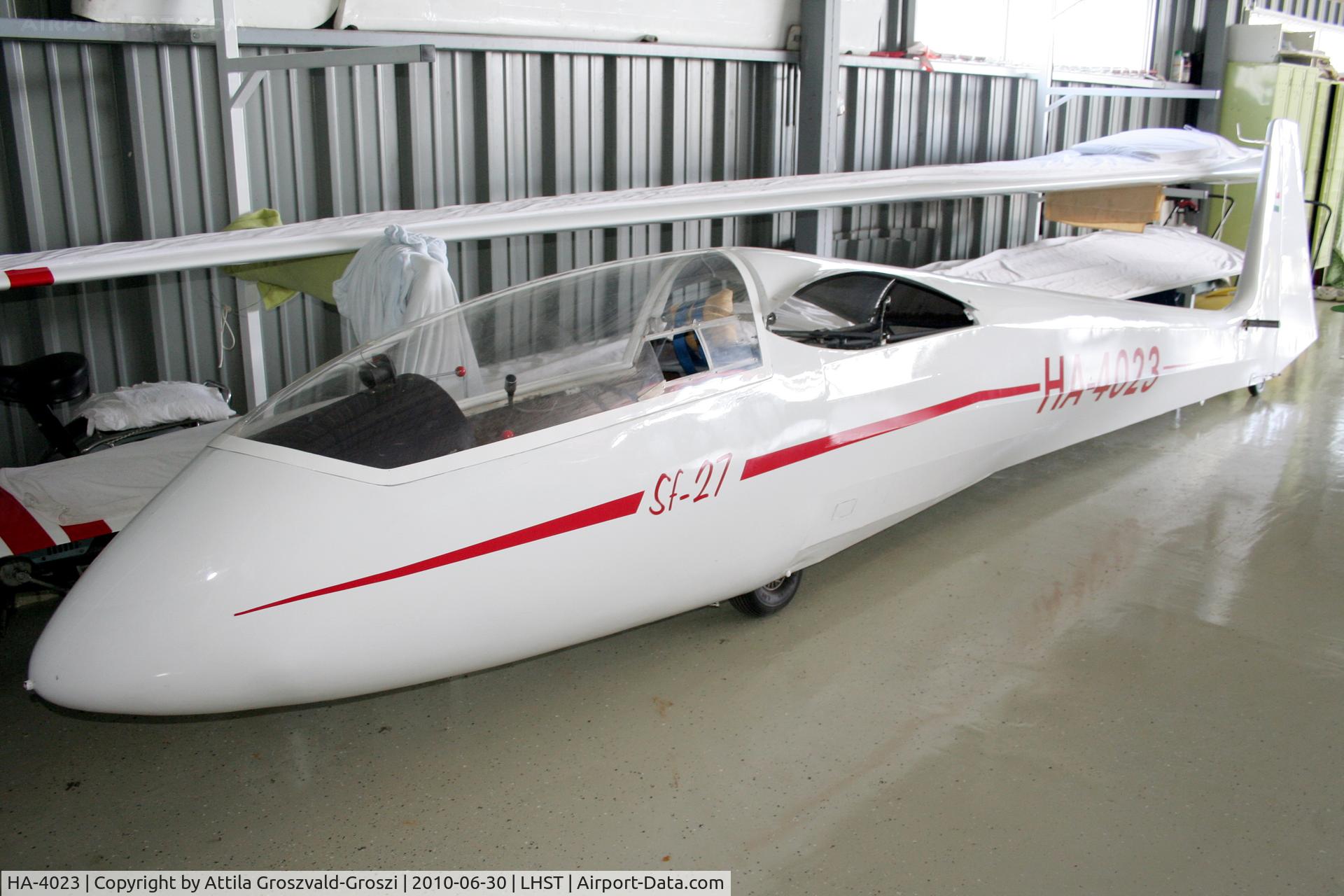HA-4023, Scheibe SF-27A Zugvogel V C/N 6106, LHST - Szatymaz Airport, Hungary