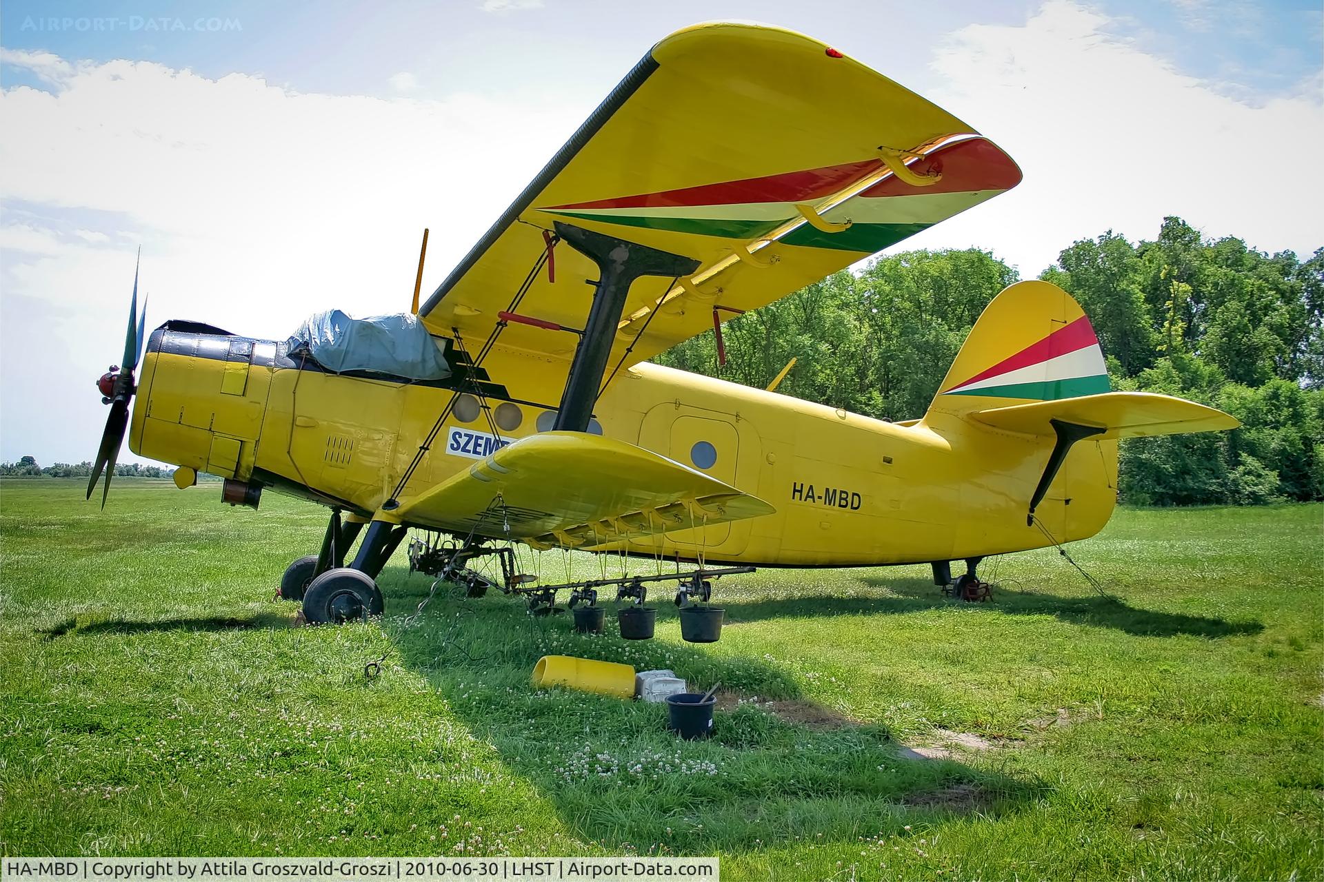HA-MBD, 1975 PZL-Mielec An-2R C/N 1G161-09, LHST - Szatymaz Airport, Hungary