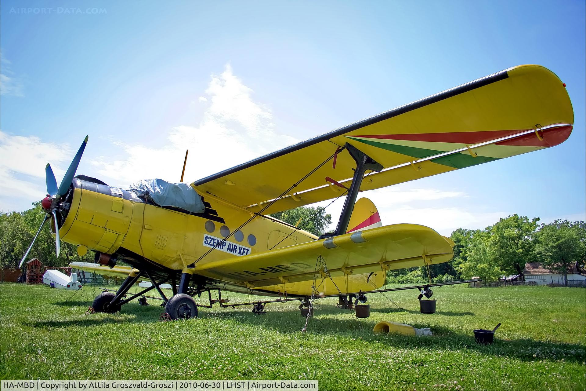 HA-MBD, 1975 PZL-Mielec An-2R C/N 1G161-09, LHST - Szatymaz Airport, Hungary