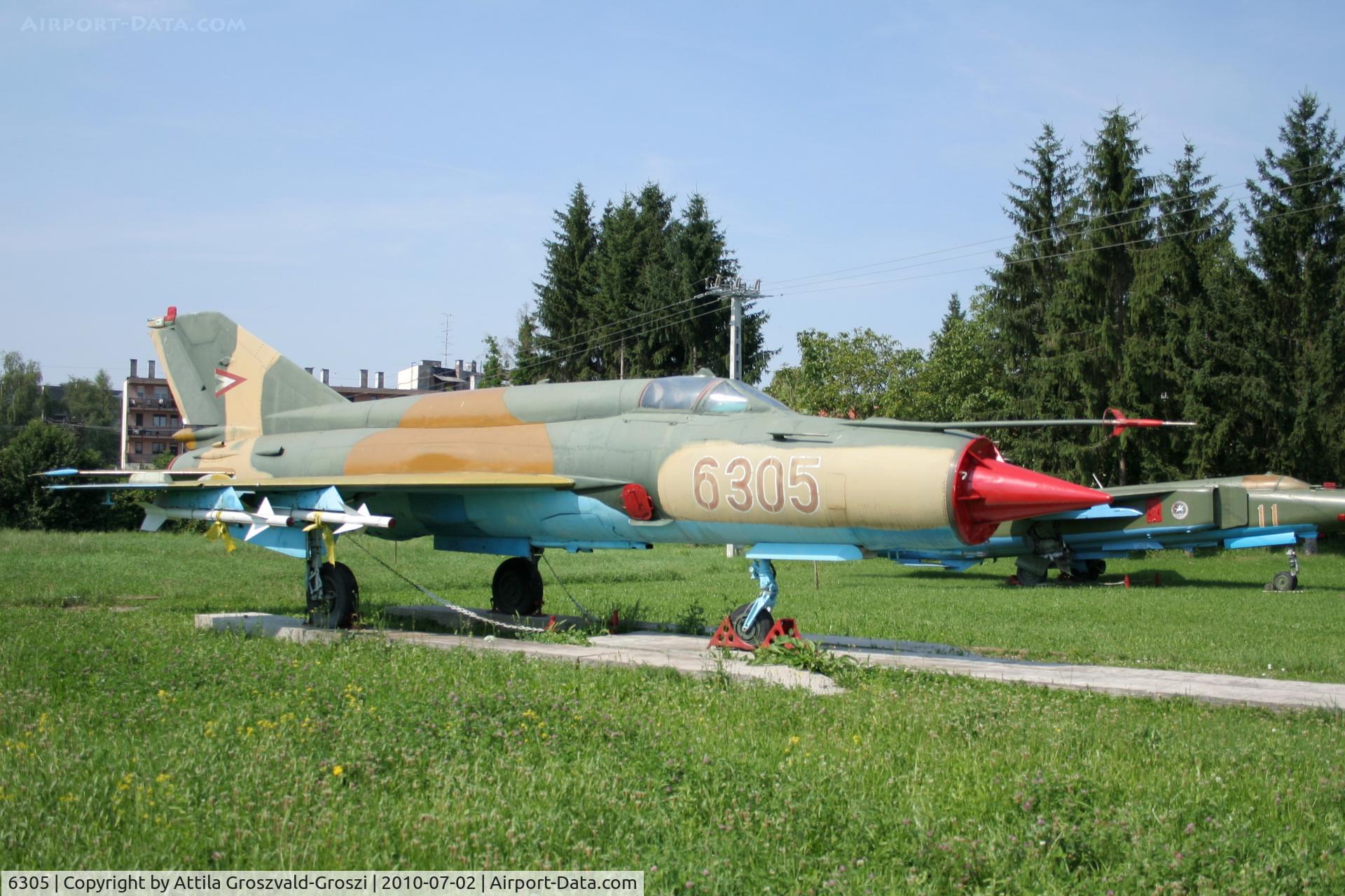 6305, Mikoyan-Gurevich MiG-21bis SAU C/N N75046305/2911, Nagyatád, Military Technical Park - Hungary