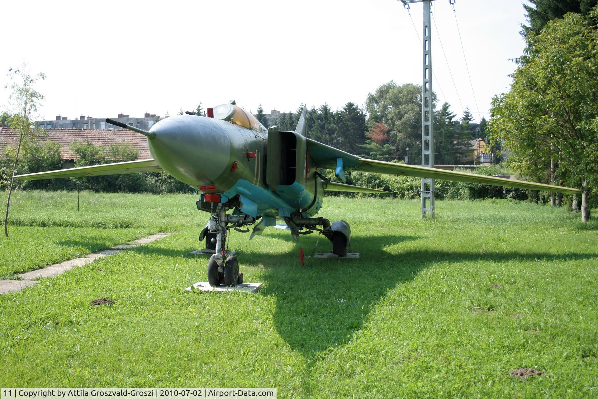 11, 1979 Mikoyan-Gurevich MiG-23MF C/N 0390217172, Nagyatád, Military Technical Park - Hungary