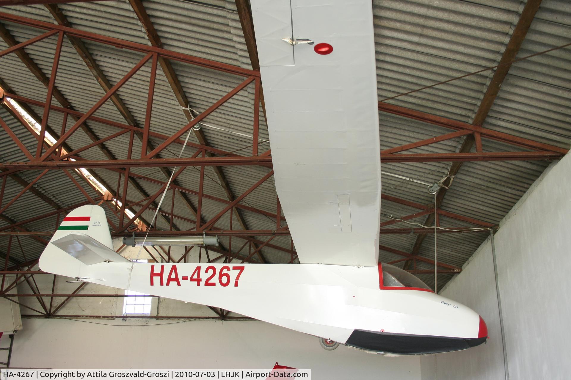 HA-4267, Scheibe L-Spatz 55 C/N R250/H264, LHJK - Jakabszállás Airport, Hungary