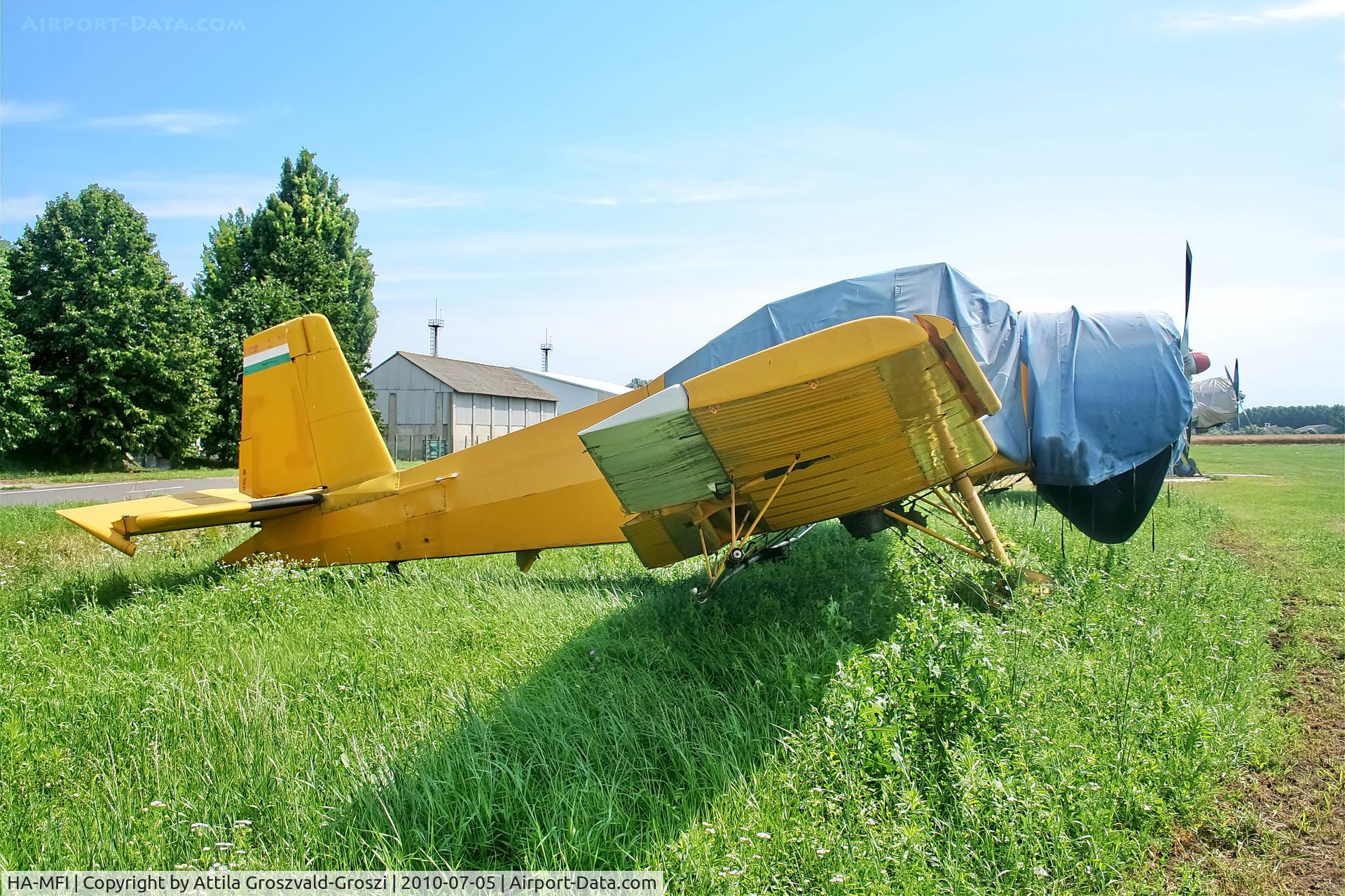 HA-MFI, Let Z-37P Cmelak C/N 17-13, Telekgerendás agricultural airport and take-off field, Hungary