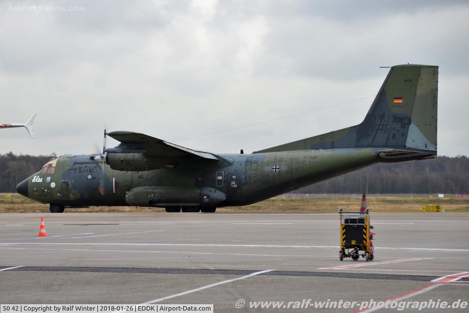 50 42, 1969 Transall C-160D C/N D-064, Transall C-160D - GAF German Air Service - D64 - 50+42 - 26.01.2018 - CGN