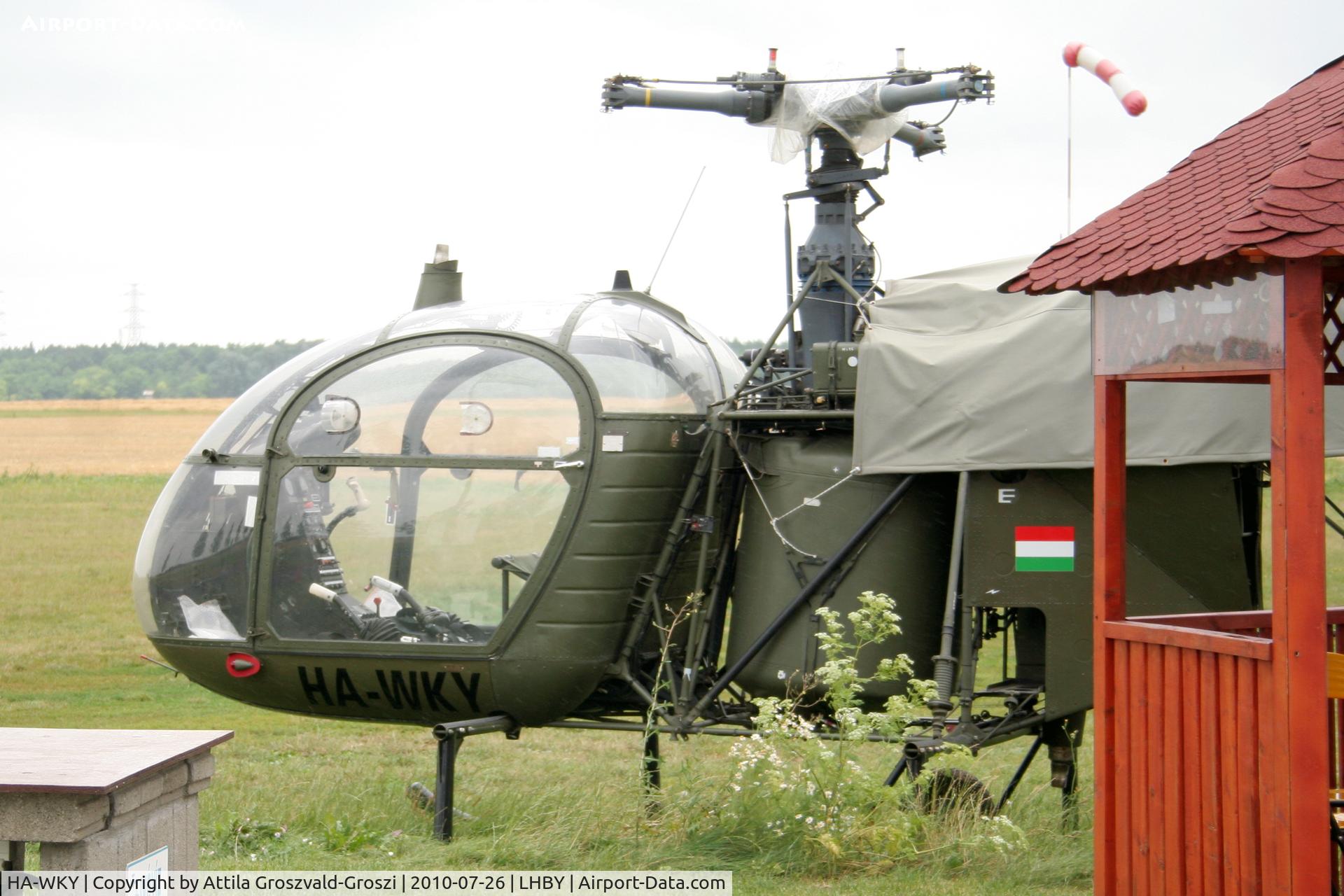 HA-WKY, 1970 Sud Aviation SA-318C Alouette II C/N 2068/C684, LHBY - Böny Airport, Hungary