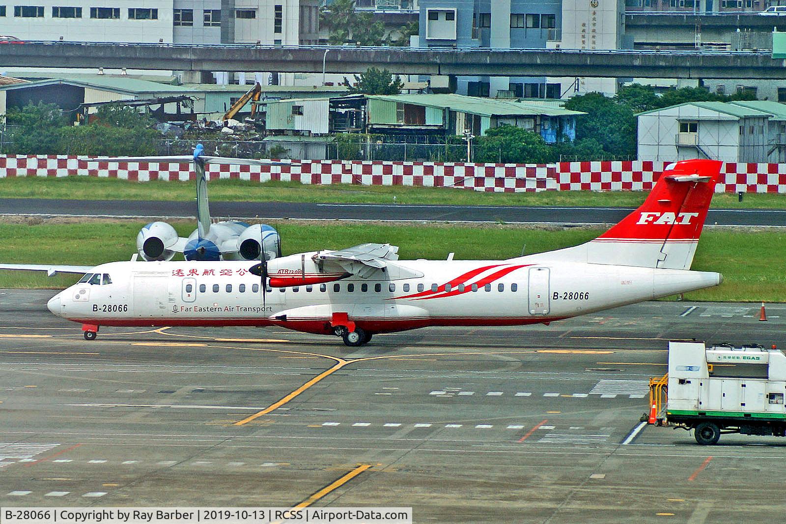 B-28066, 2014 ATR 72-600 (72-212A) C/N 1171, B-28066   Aerospatiale ATR-72-600 [1171] (Far Eastern Air Transport) Taipei-Songshan~B-T 13/10/2019