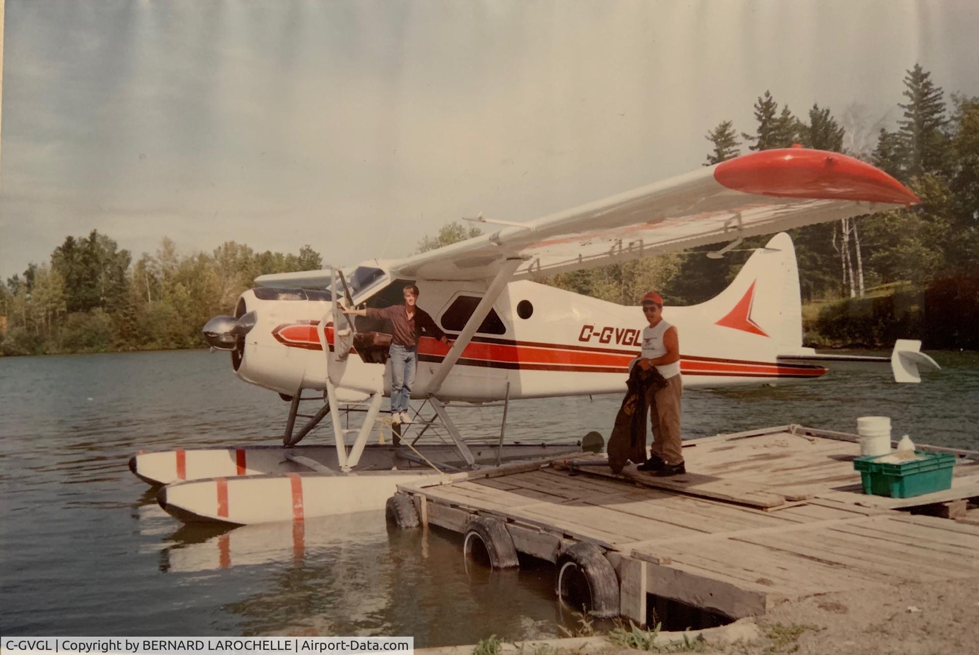C-GVGL, 1953 De Havilland Canada DHC-2 MK. I C/N 891, This picture was taken in 1992 in Wabowden, Manitoba.