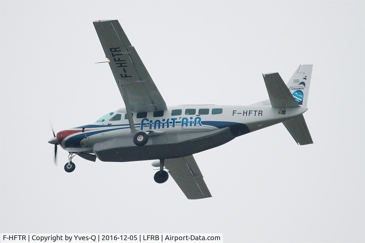 F-HFTR, 2008 Cessna 208B Grand Caravan C/N 208B-2041, Cessna 208B Grand Caravan, Take off rwy 25L, Brest-Bretagne Airport (LFRB-BES)