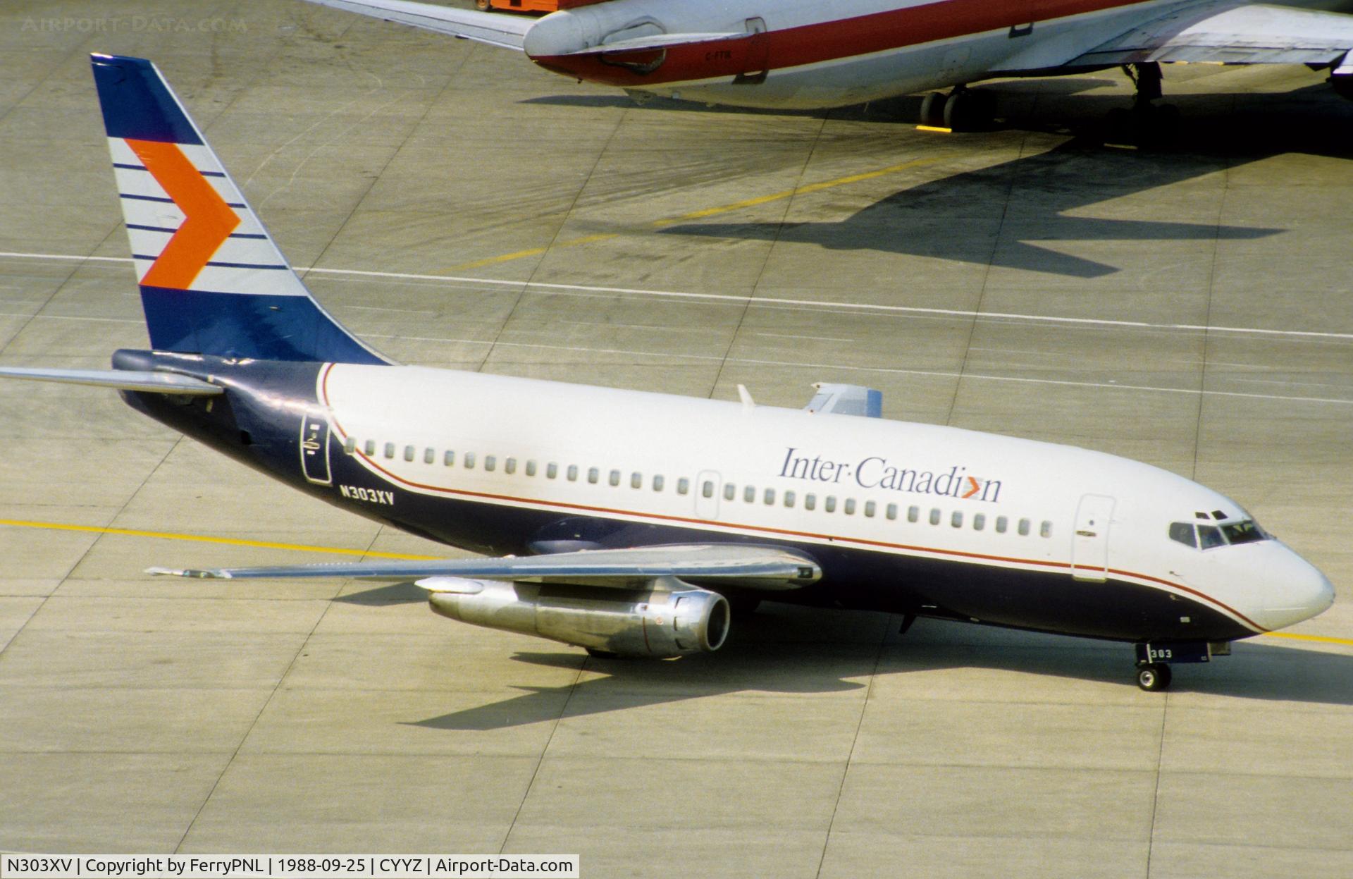 N303XV, 1970 Boeing 737-230C C/N 20255, Presidential B732 on lease to  Inter-Canadien