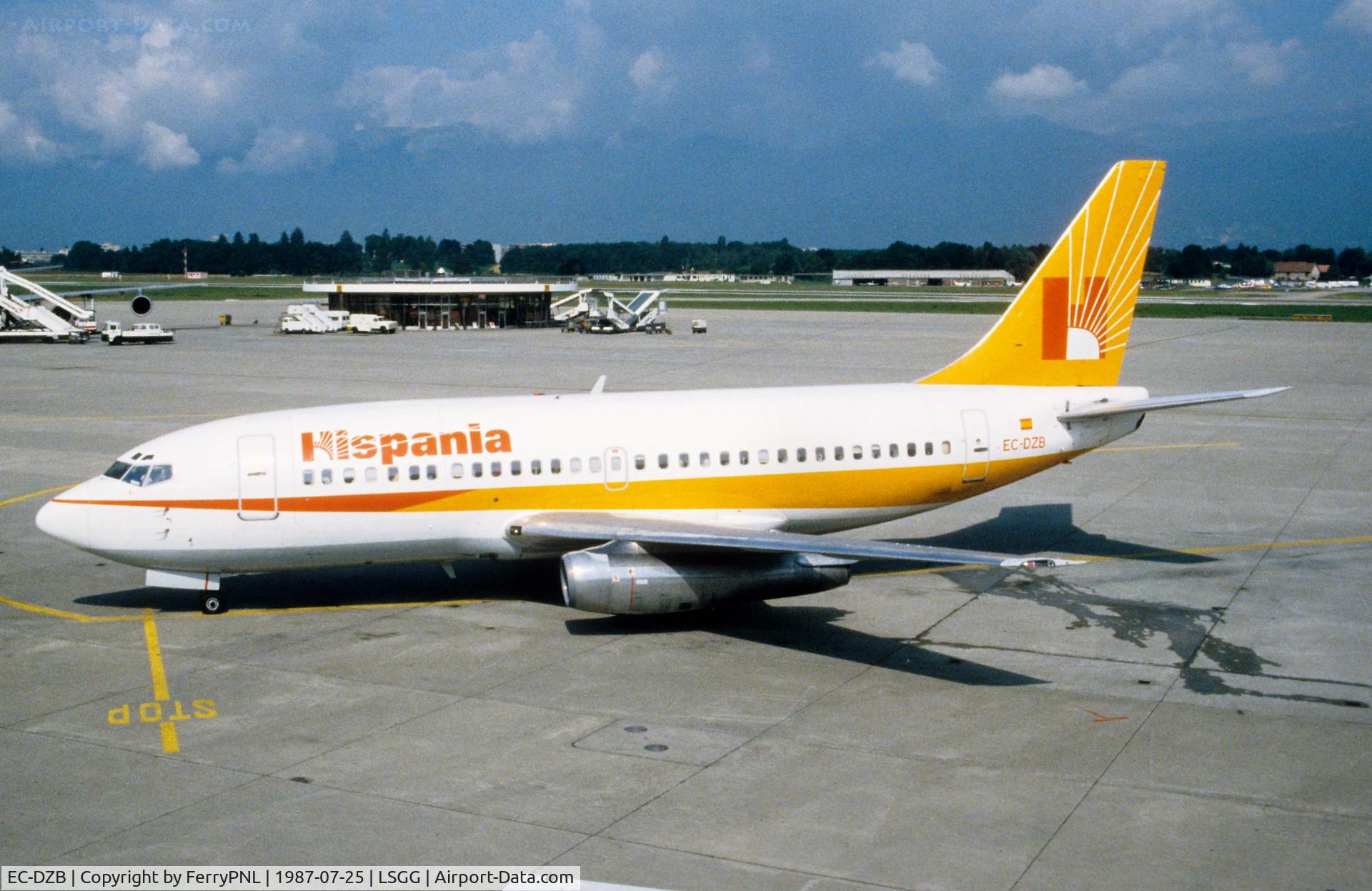 EC-DZB, 1969 Boeing 737-248C C/N 20218, Hispania B732 in GVA