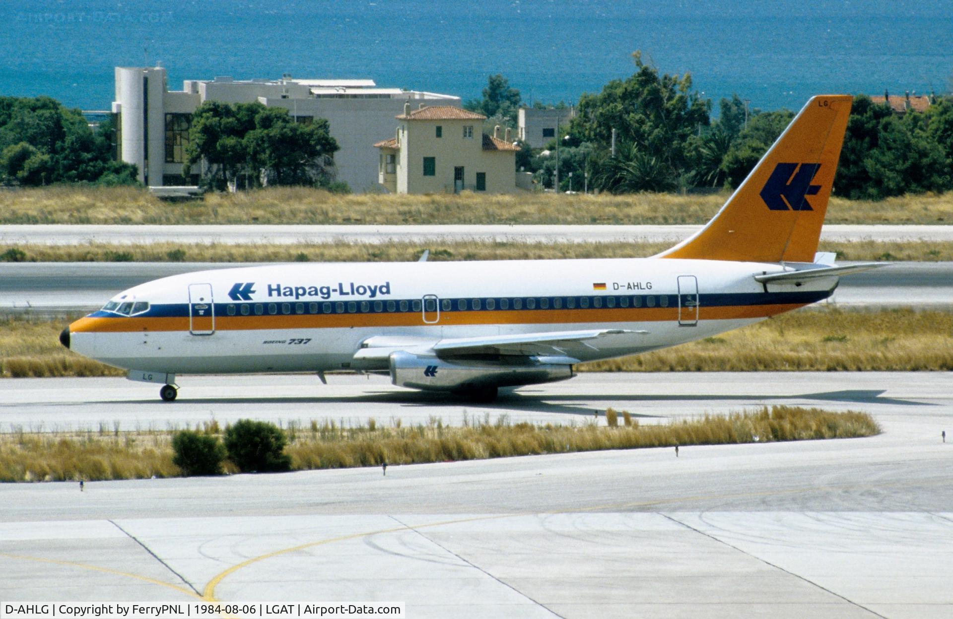 D-AHLG, 1981 Boeing 737-2K5 C/N 22599, Hapag-Lloyd B732 taxiing